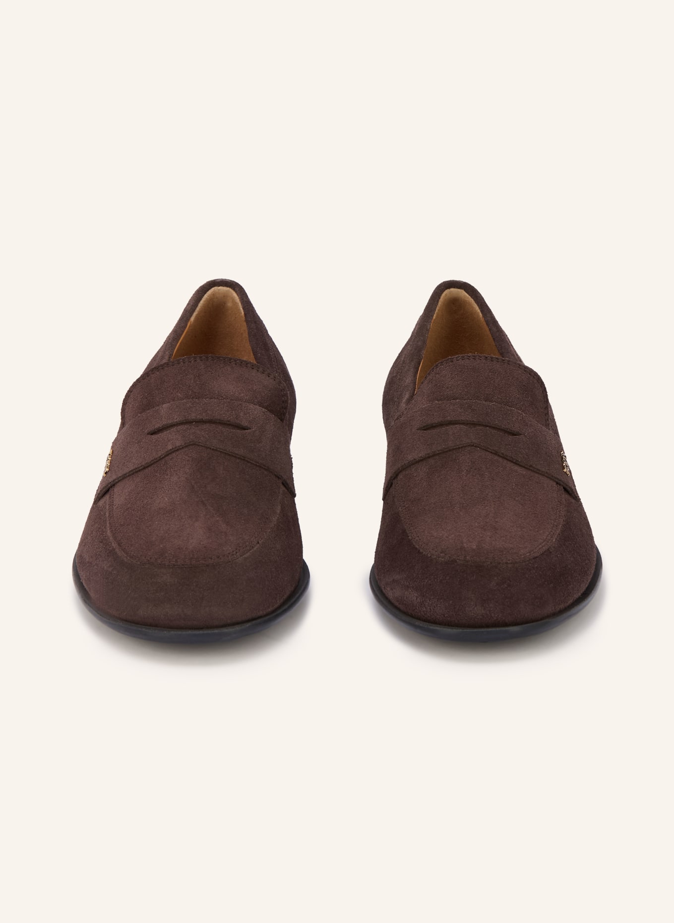 TOD'S Penny-Loafer: DUNKELBRAUN / GOLD