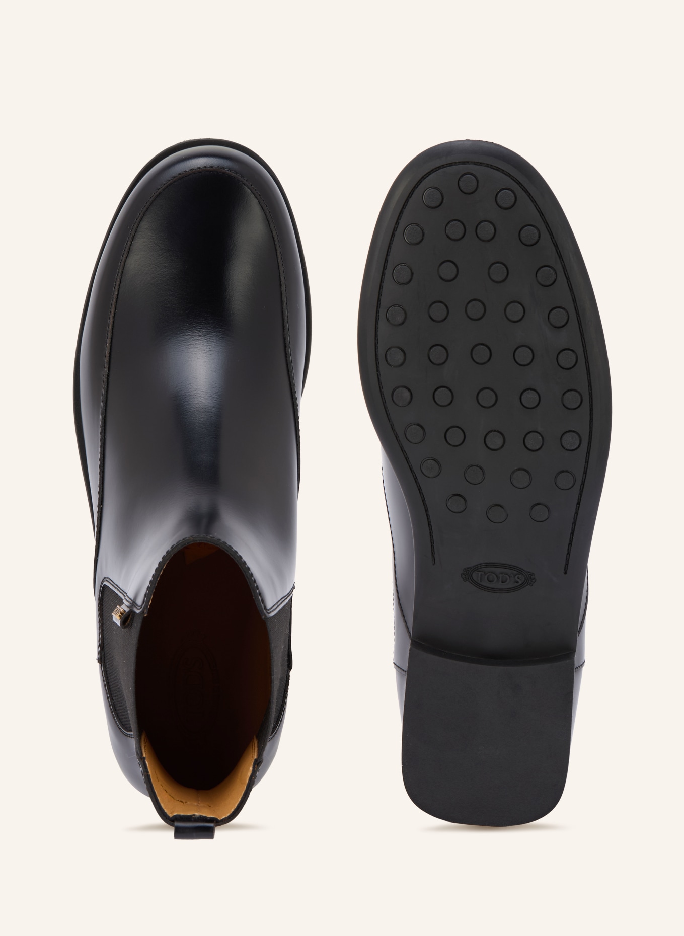TOD'S Chelsea boots: ZWART