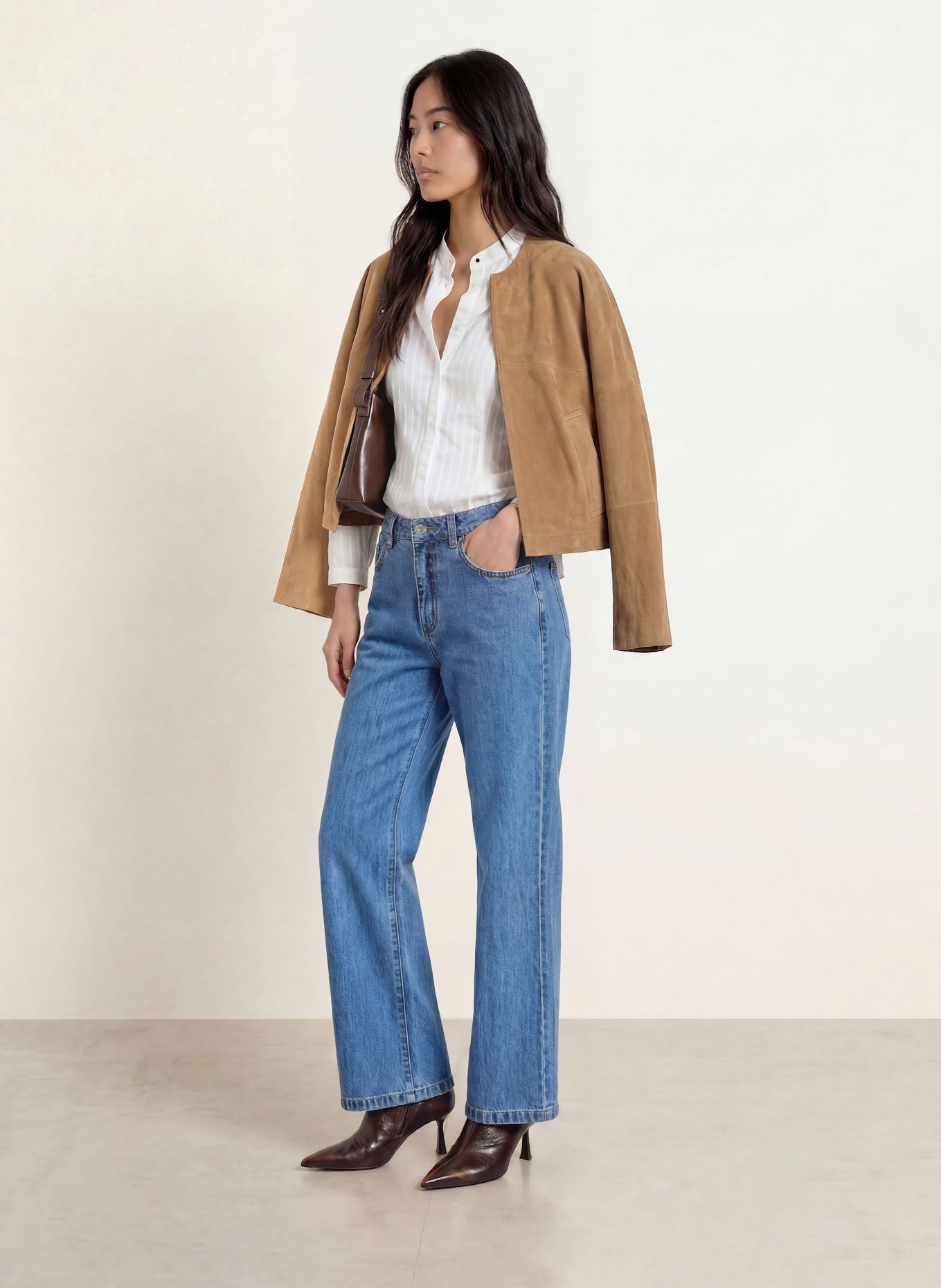 MAX & Co. Wide leg jeans LIRICHE: 001 NAVY