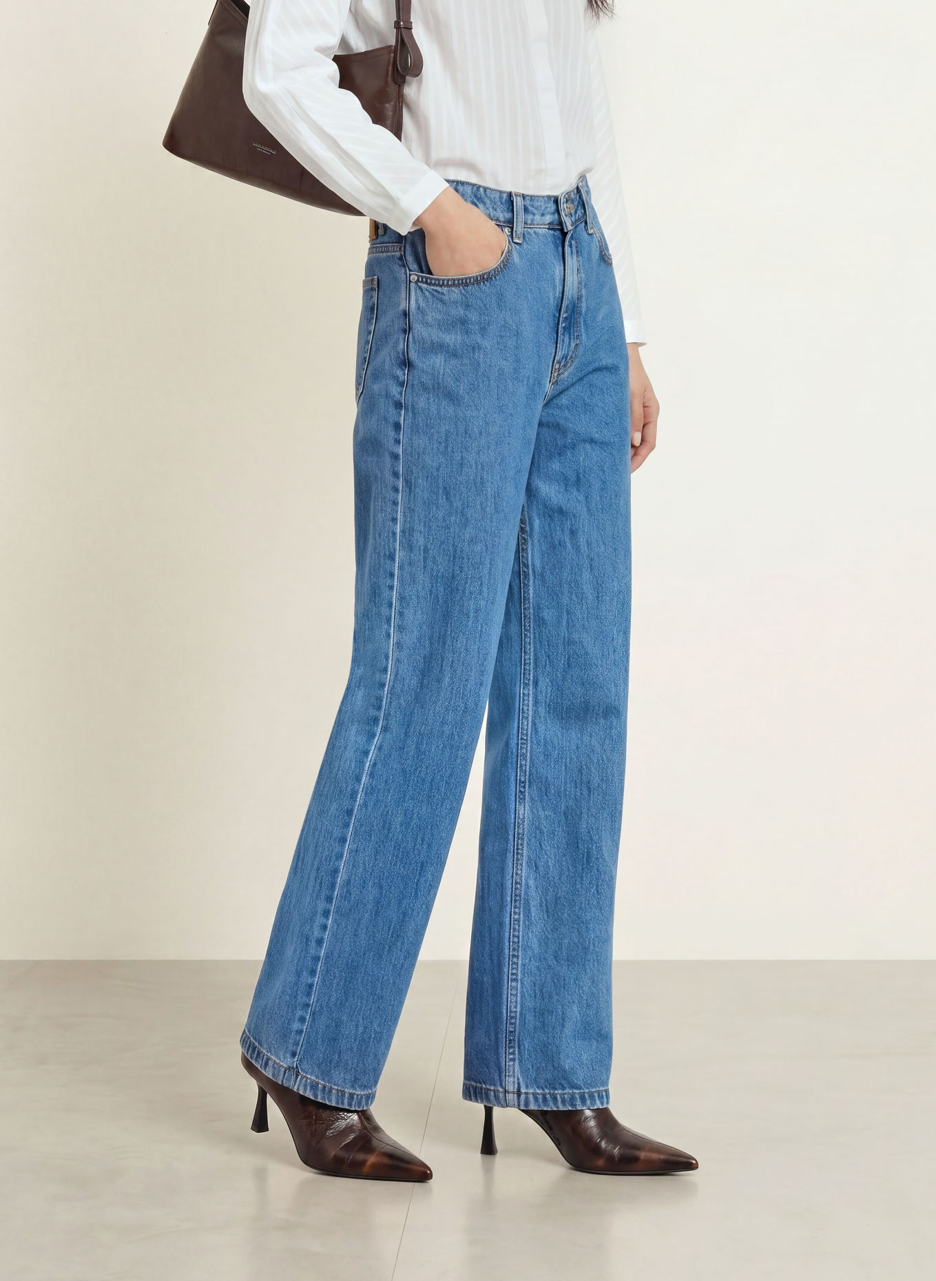MAX & Co. Wide leg jeans LIRICHE: 001 NAVY