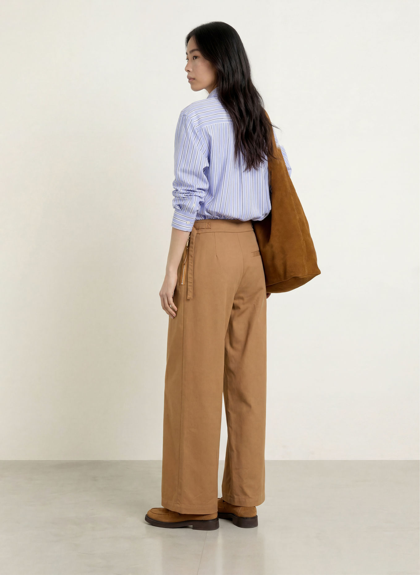 MAX & Co. Marlene-bukser TALLERO: COGNAC