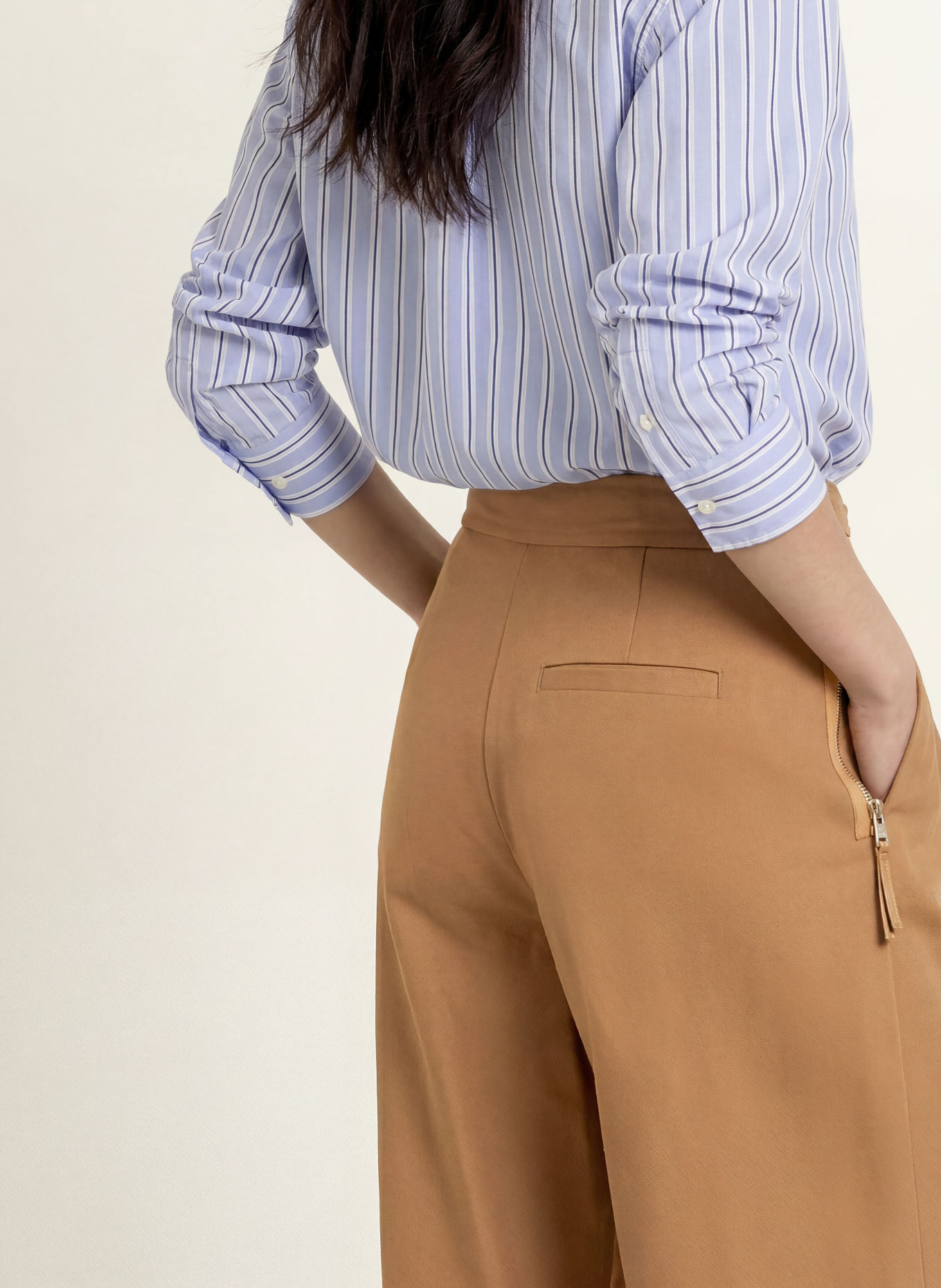 MAX & Co. Marlene-bukser TALLERO: COGNAC