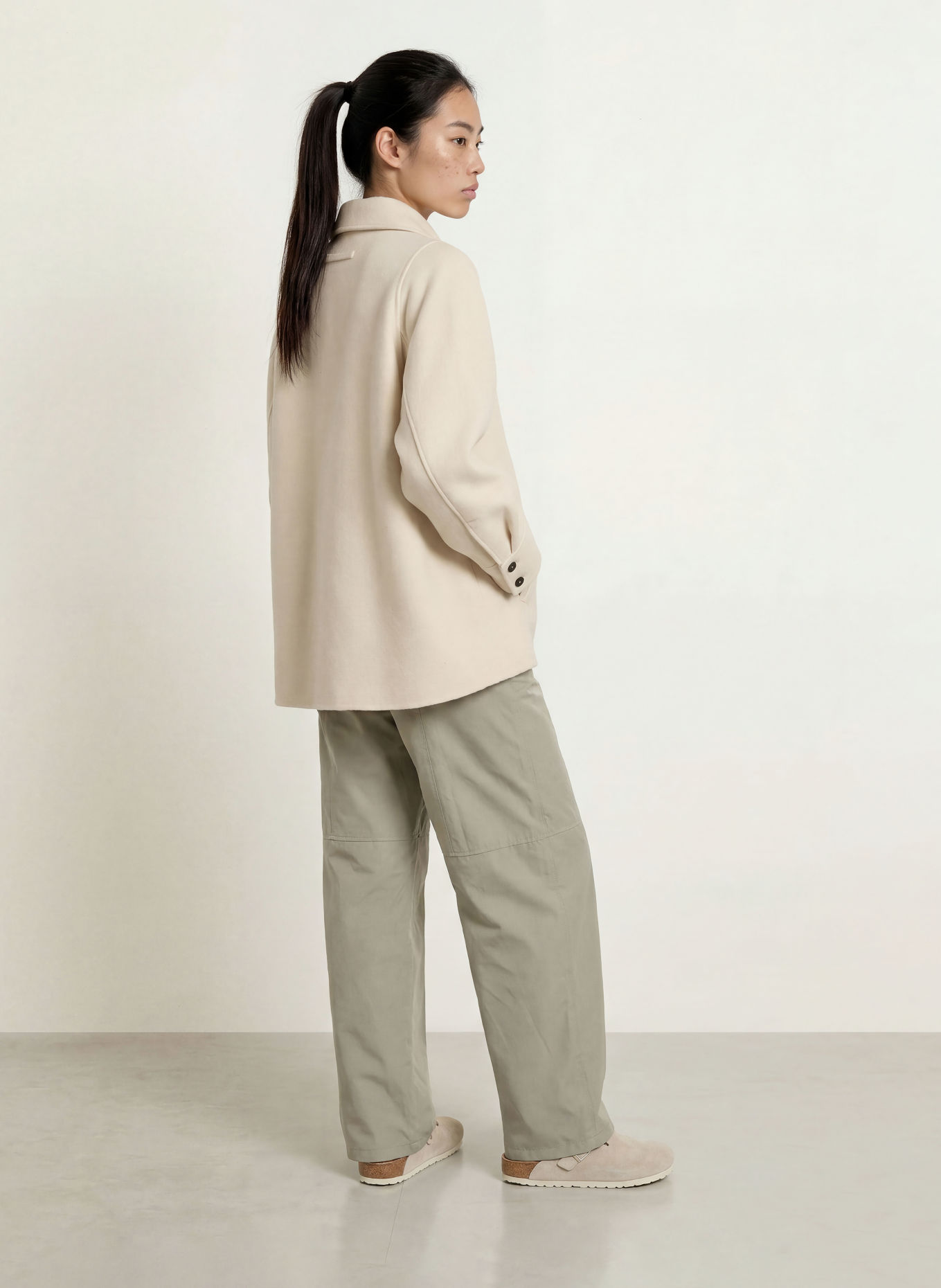 MAX & Co. Jacke SAGGINA aus Schurwolle: ECRU