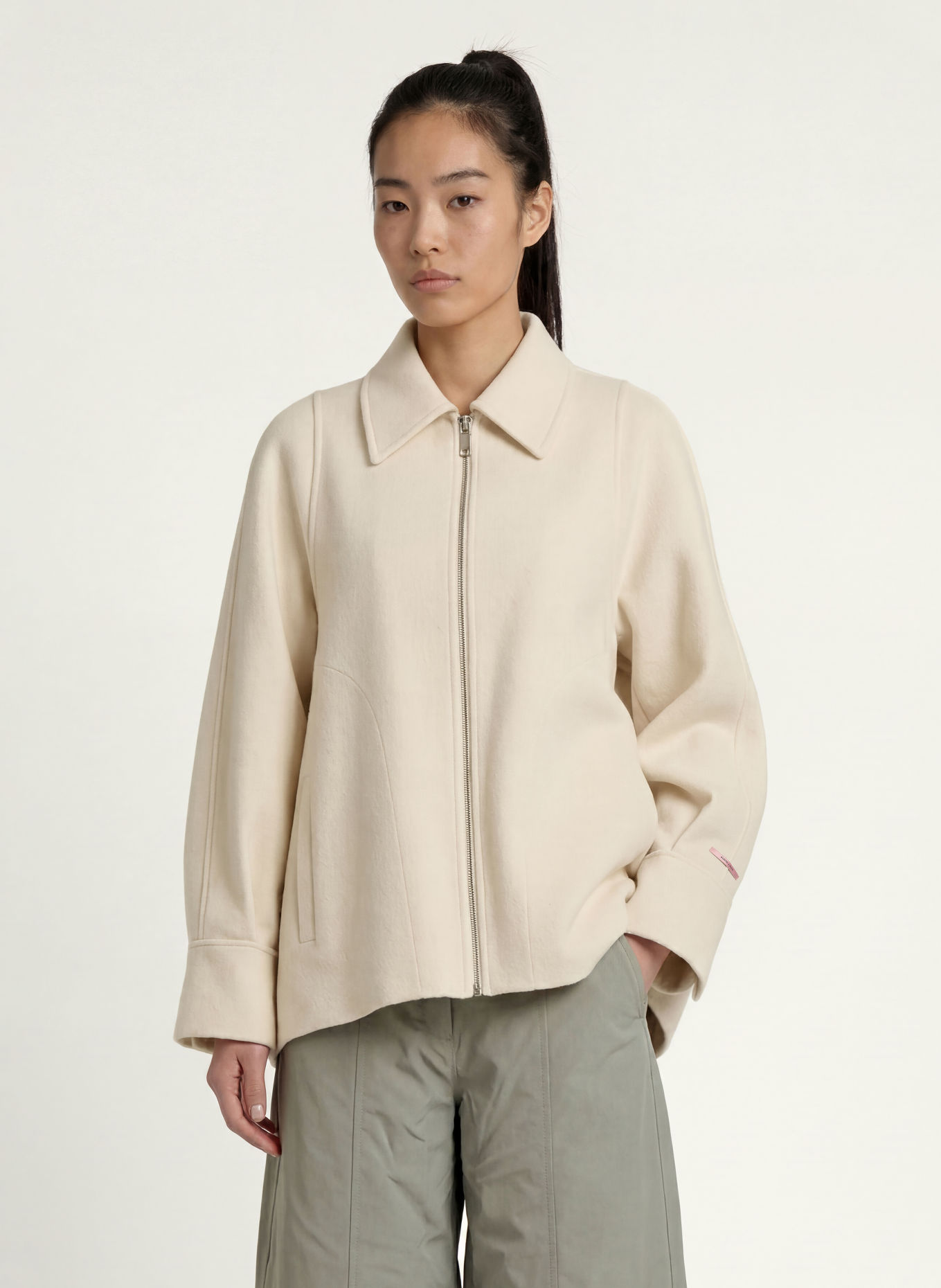 MAX & Co. Jacke SAGGINA aus Schurwolle: ECRU