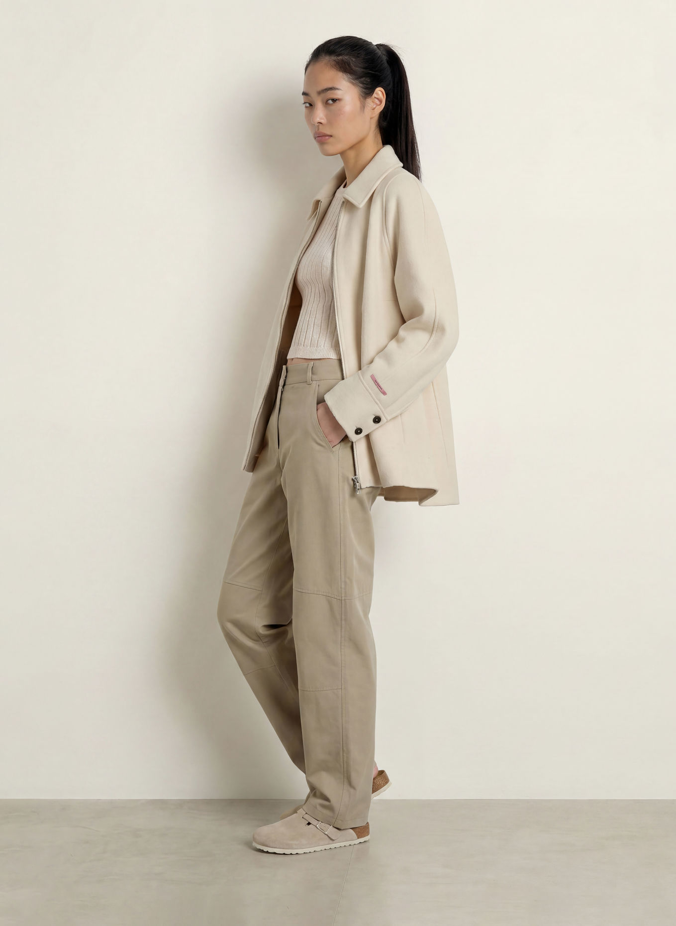 MAX & Co. Jacke SAGGINA aus Schurwolle: ECRU