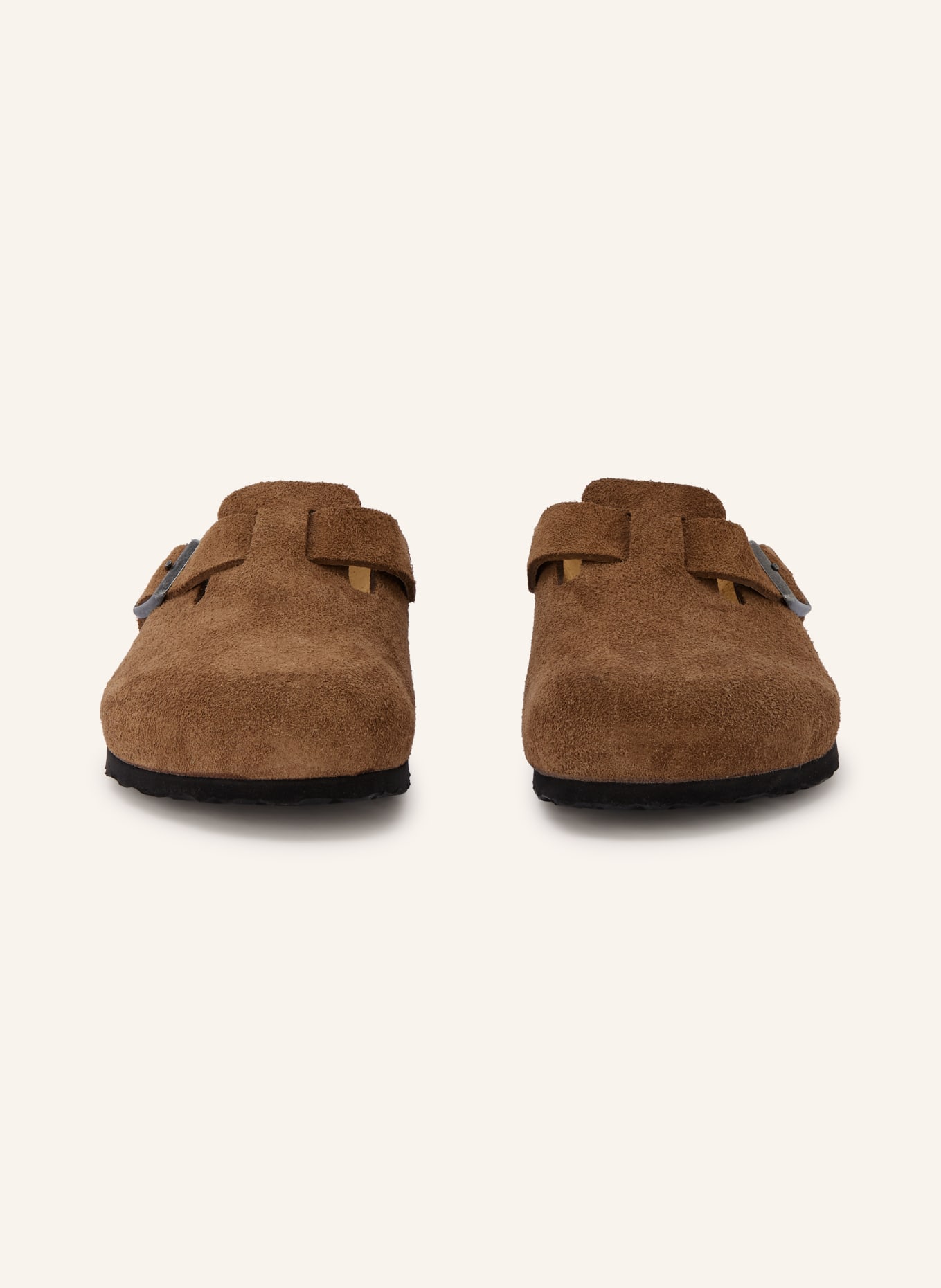 BIRKENSTOCK Pantofle BOSTON LEVE: HNĚDÁ