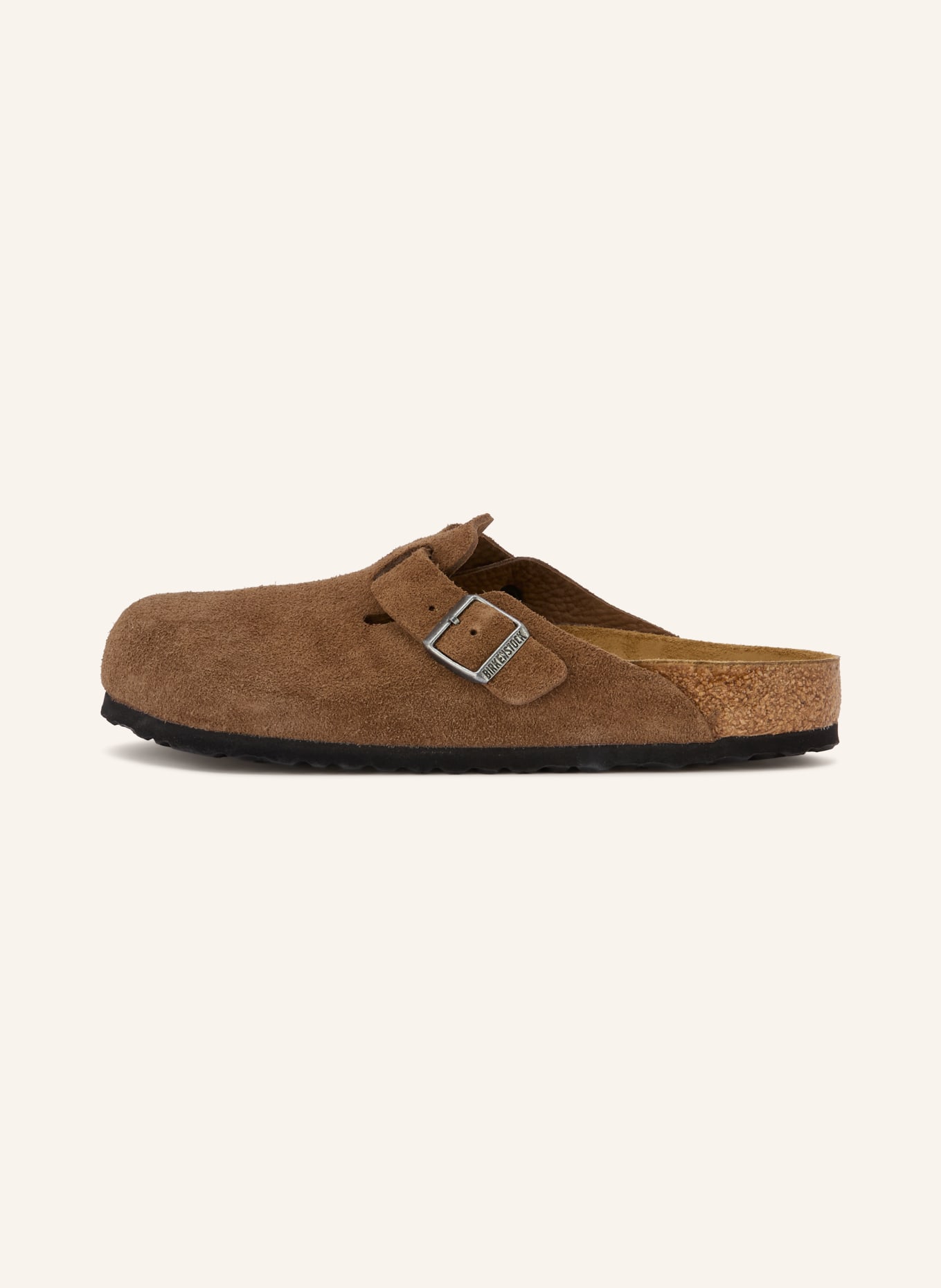 BIRKENSTOCK Pantofle BOSTON LEVE: HNĚDÁ