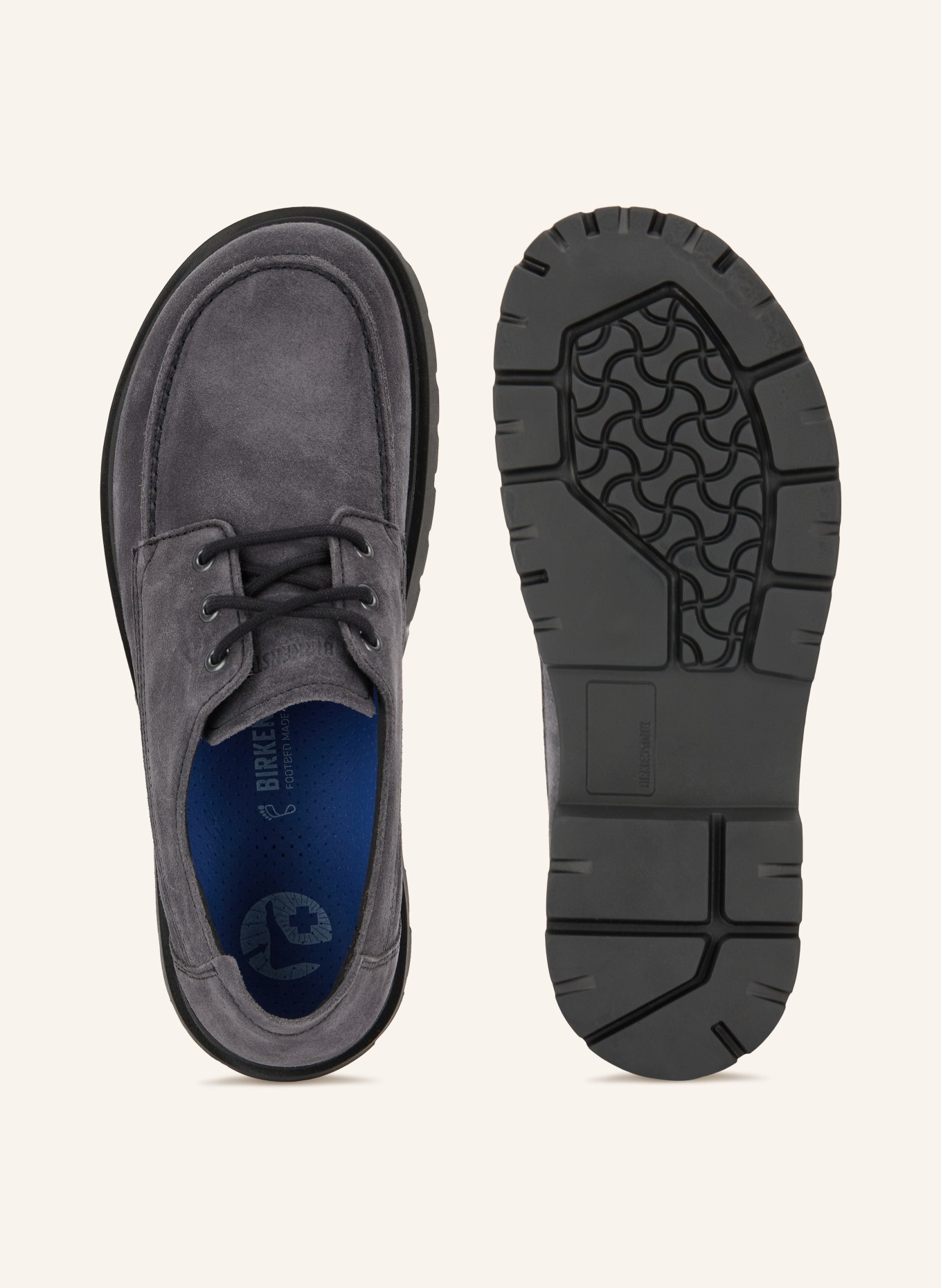 BIRKENSTOCK Schnürer HIGHWOOD: DUNKELGRAU