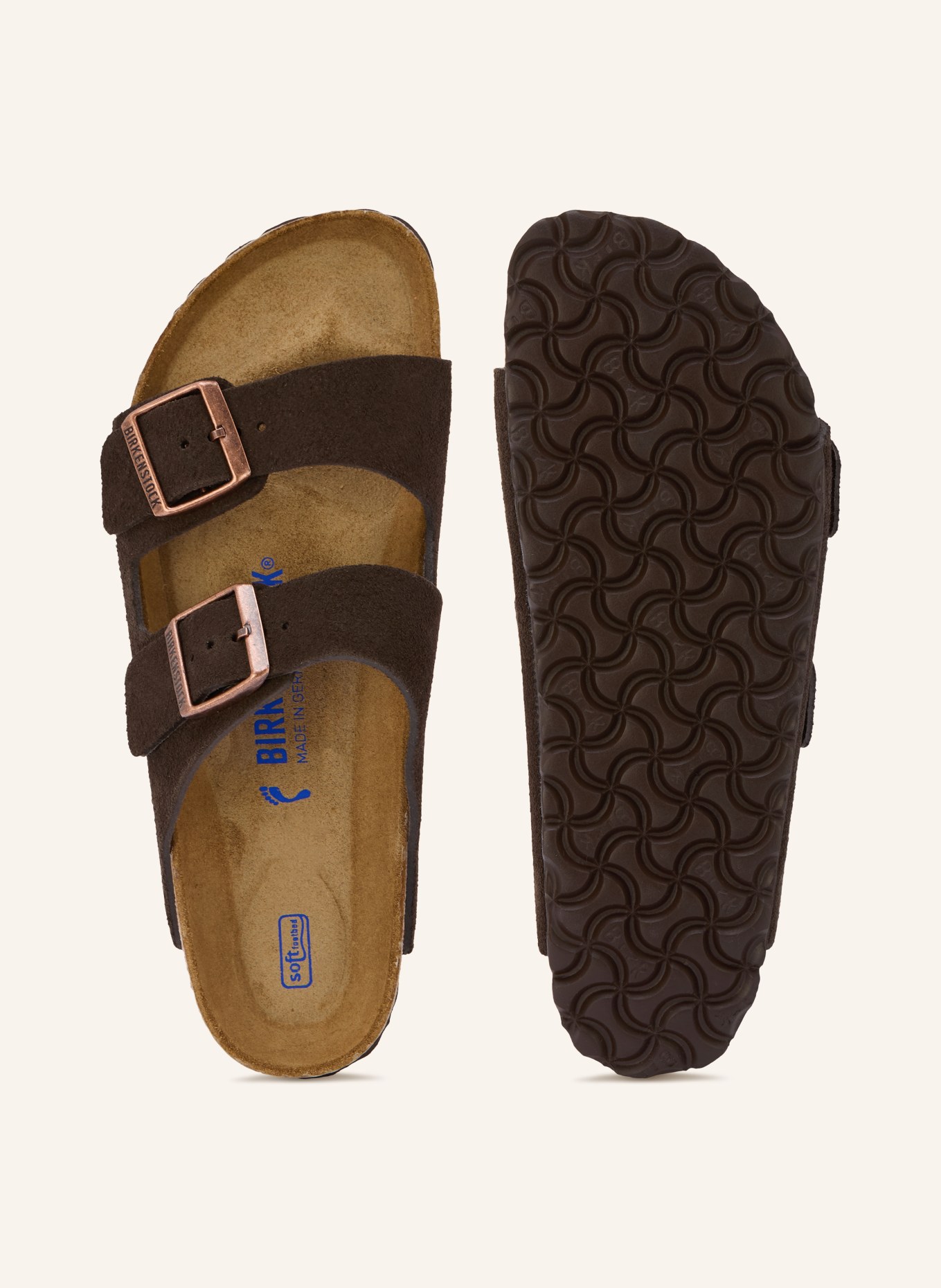 BIRKENSTOCK Flip-flops ARIZONA SFB LEVE: BRUN