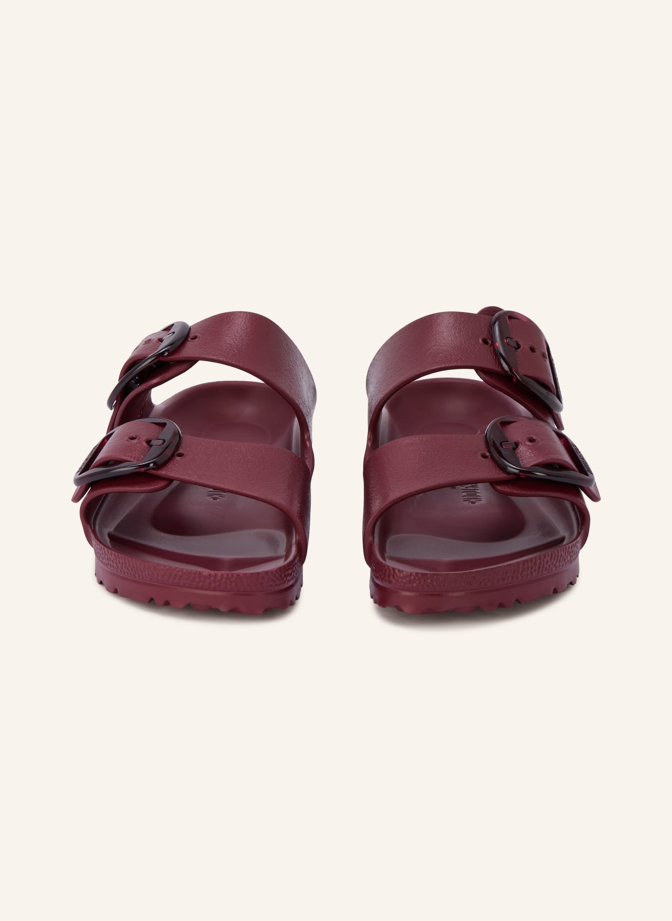 BIRKENSTOCK Pantoletten ARIZONA BIG BUCKLE: DUNKELROT