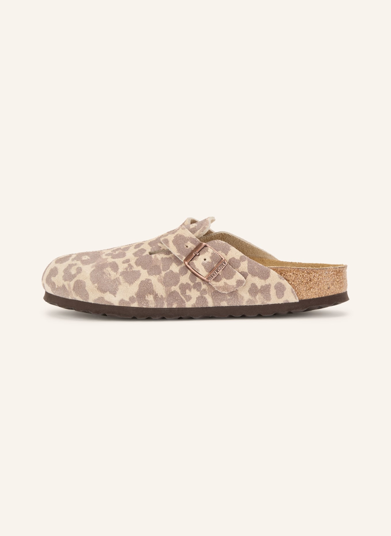 BIRKENSTOCK Muiltjes BOSTON BS: CRÈME / TAUPE