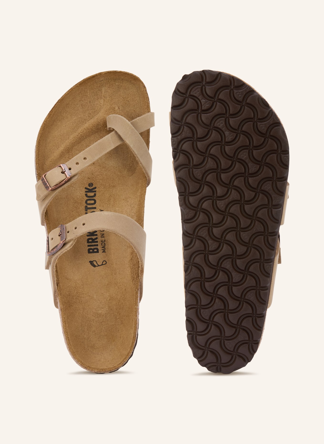 BIRKENSTOCK Klip klapper MAYARI: TAUPE