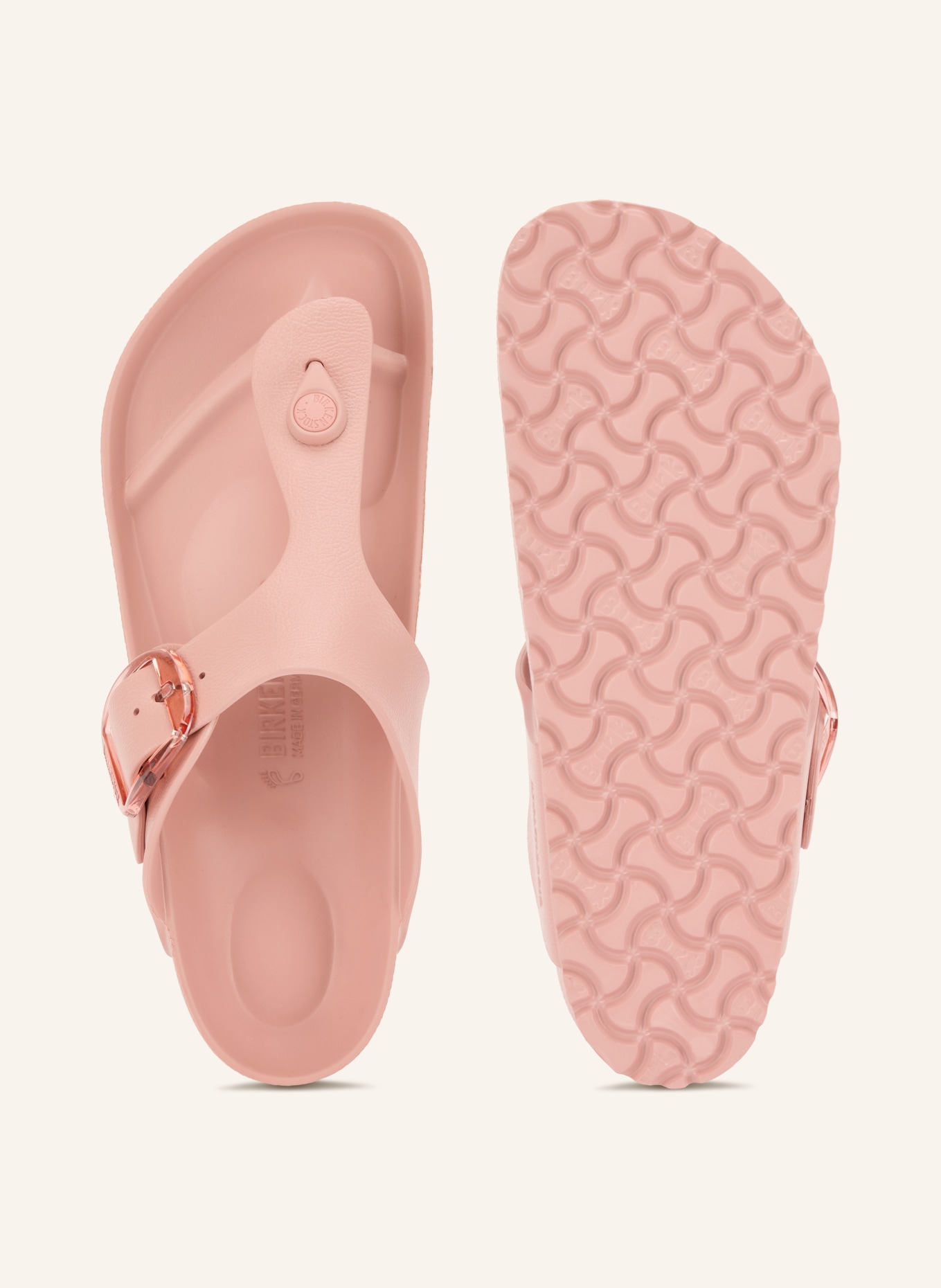 BIRKENSTOCK Zehentrenner GIZEH BIG BUCKLE: ROSÉ