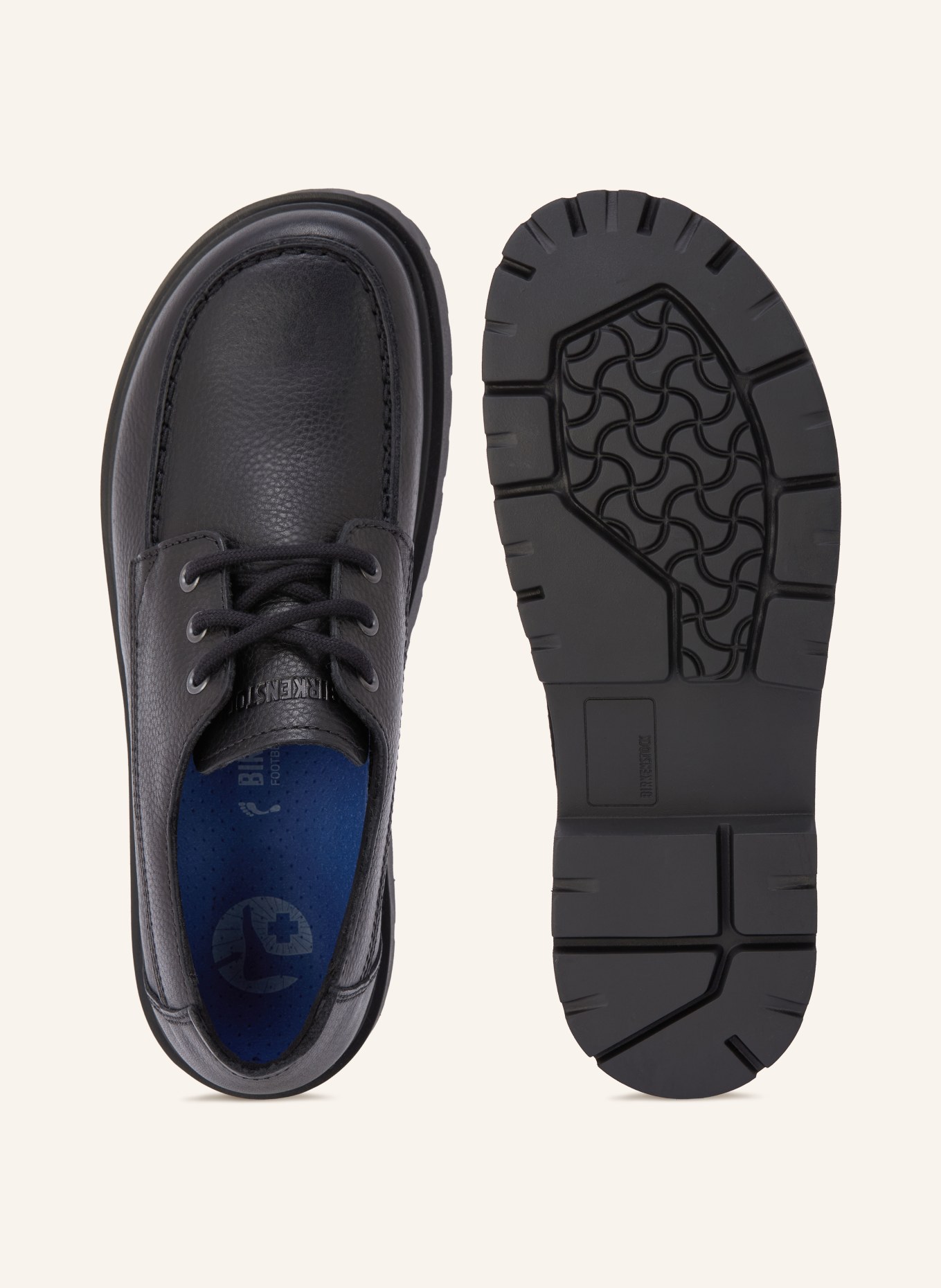 BIRKENSTOCK Schnürer HIGHWOOD MOC LACE LOW: SCHWARZ