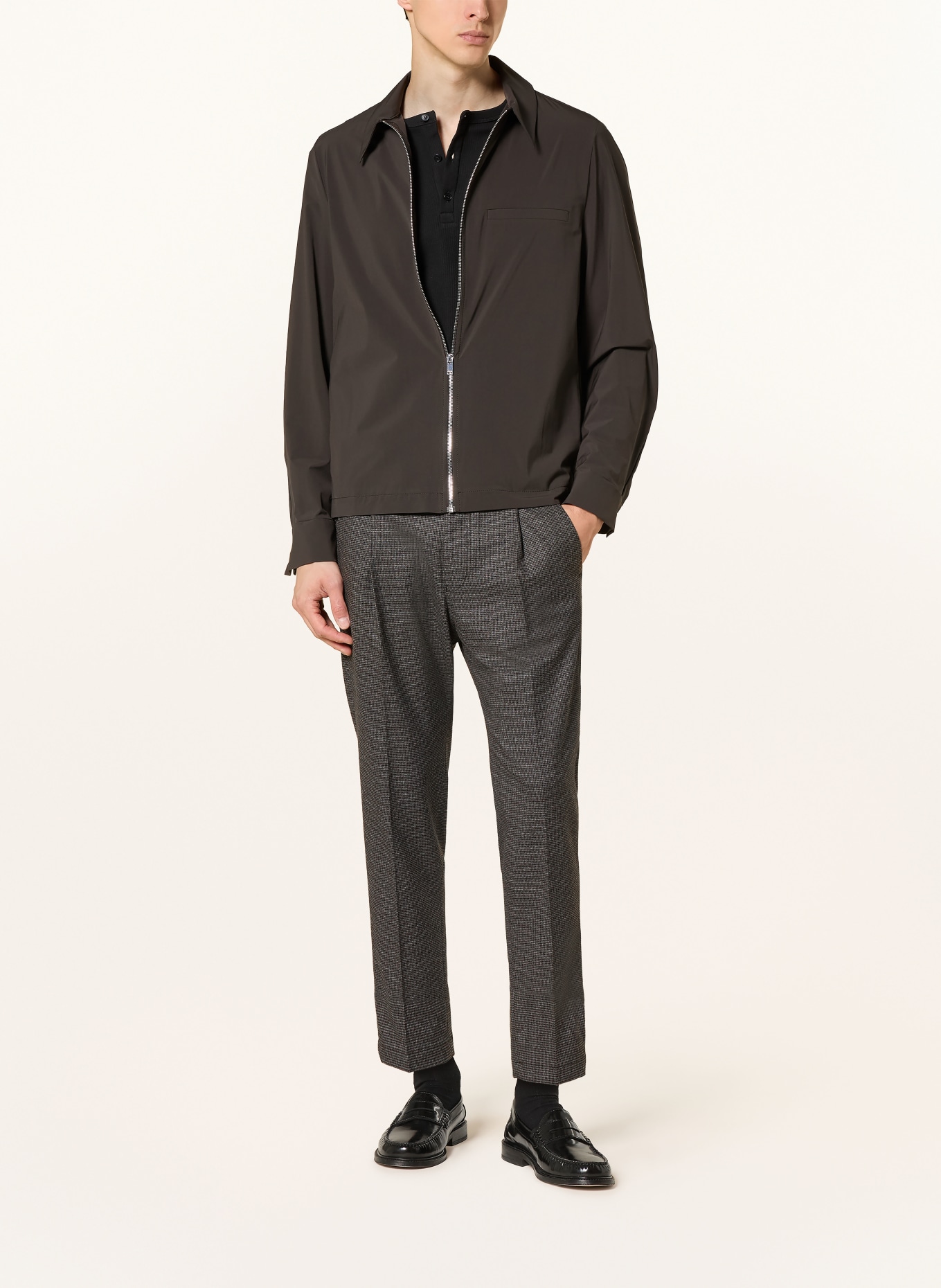 DRYKORN Hose CHASY Extra Slim Fit: DUNKELGRAU / HELLGRAU