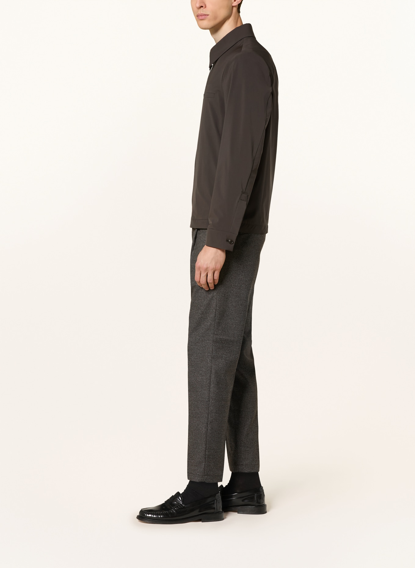 DRYKORN Hose CHASY Extra Slim Fit: DUNKELGRAU / HELLGRAU