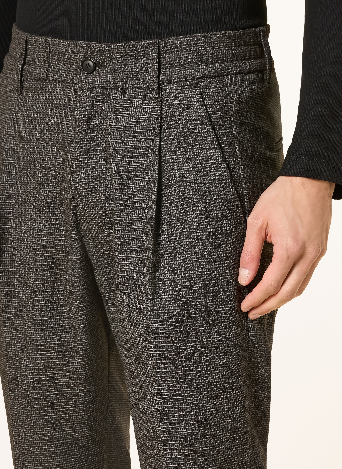 DRYKORN Hose CHASY Extra Slim Fit: DUNKELGRAU / HELLGRAU