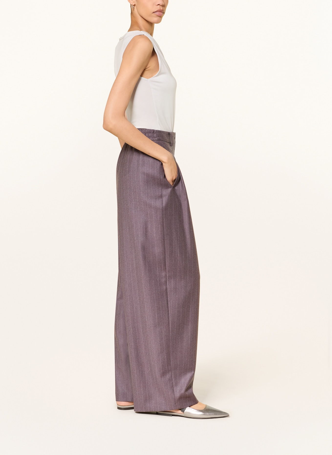 windsor. Marlenehose: TAUPE / CREME