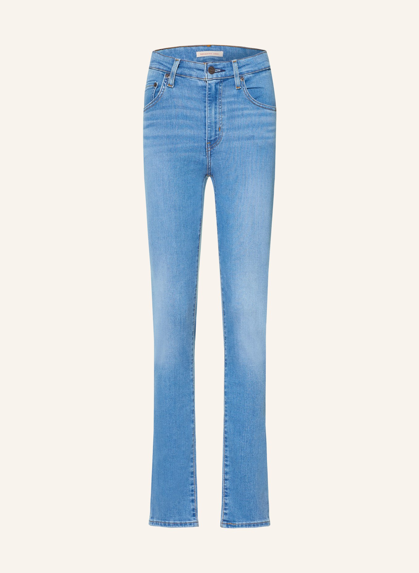 Levi's® Blugi skinny 721: 66 Med Indigo - Worn In
