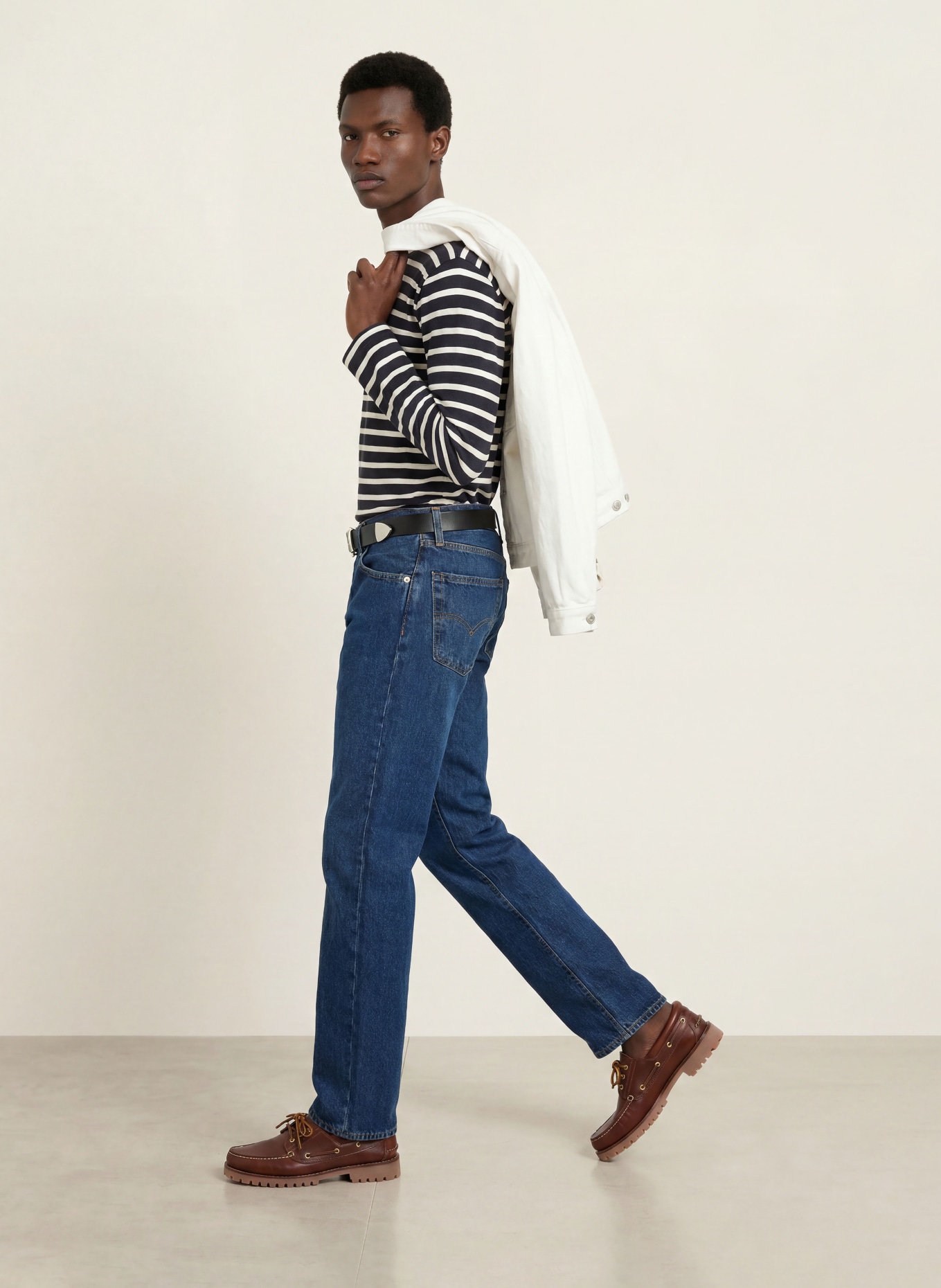 Levi's® Jeans 555 Relaxed Straight Fit: 35 Dark Indigo - Worn In