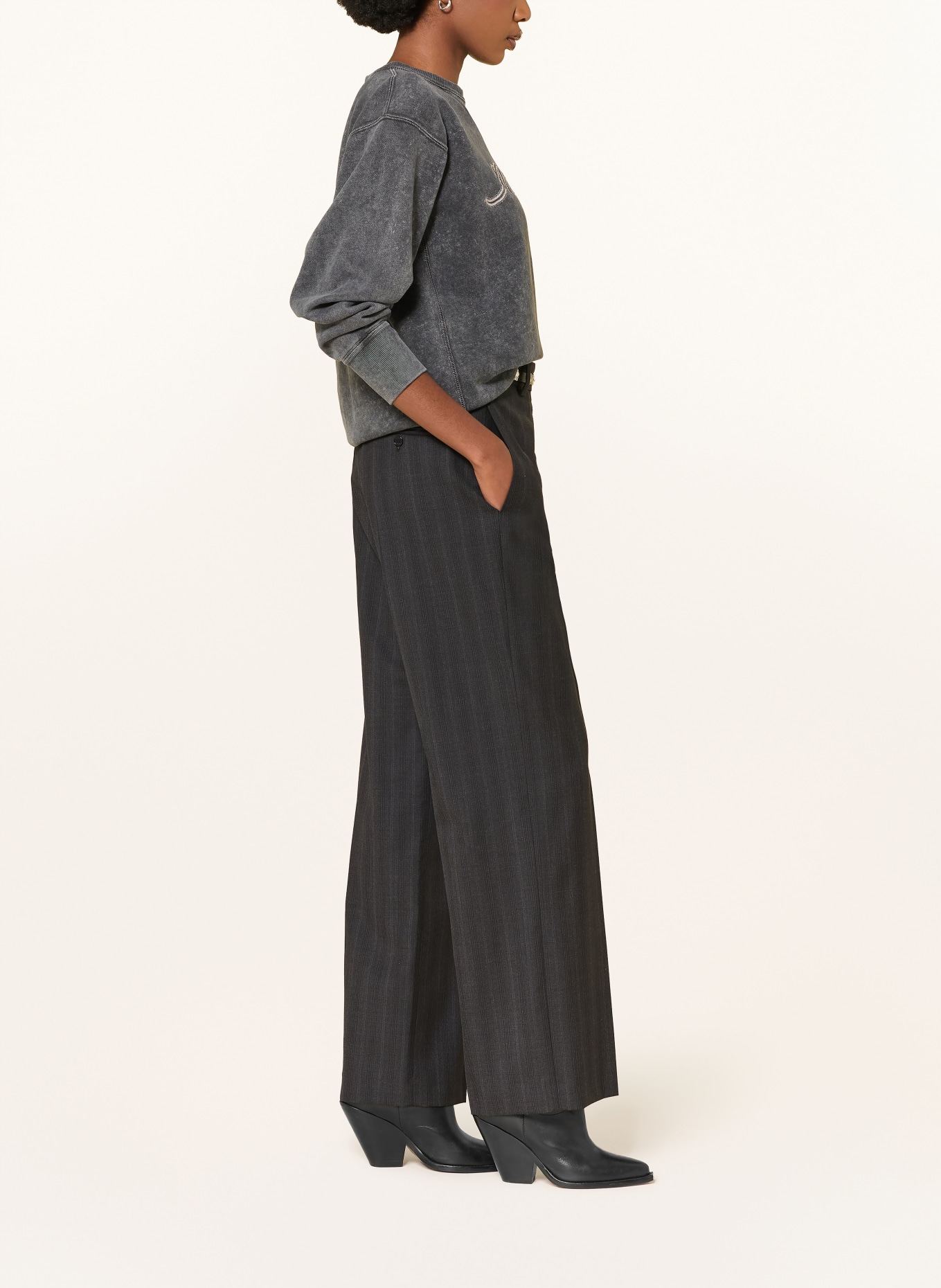 MARANT ÉTOILE Hose NOANDA: DUNKELGRAU