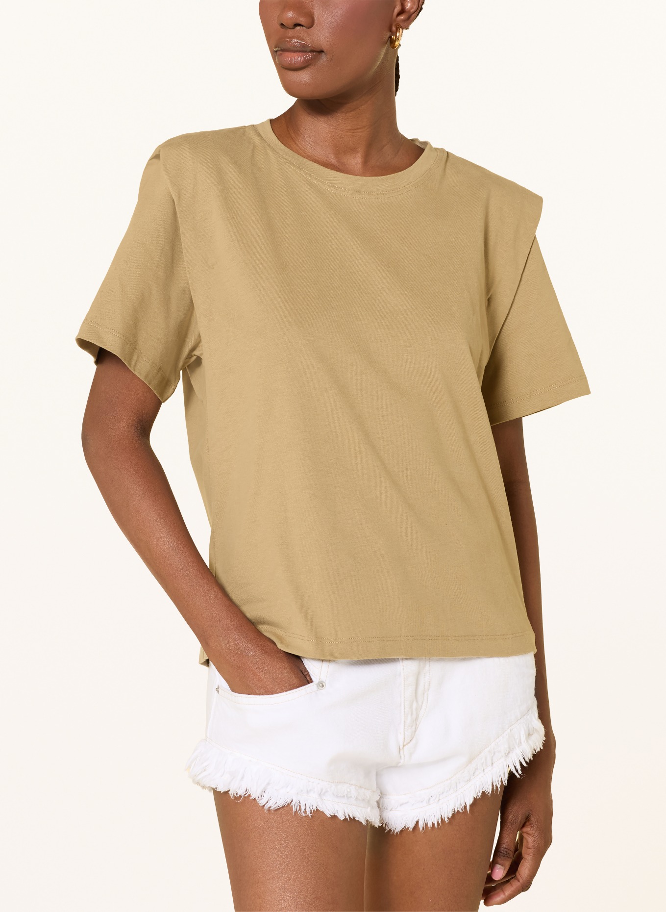 MARANT ÉTOILE T-Shirt ZELITOS: BEIGE