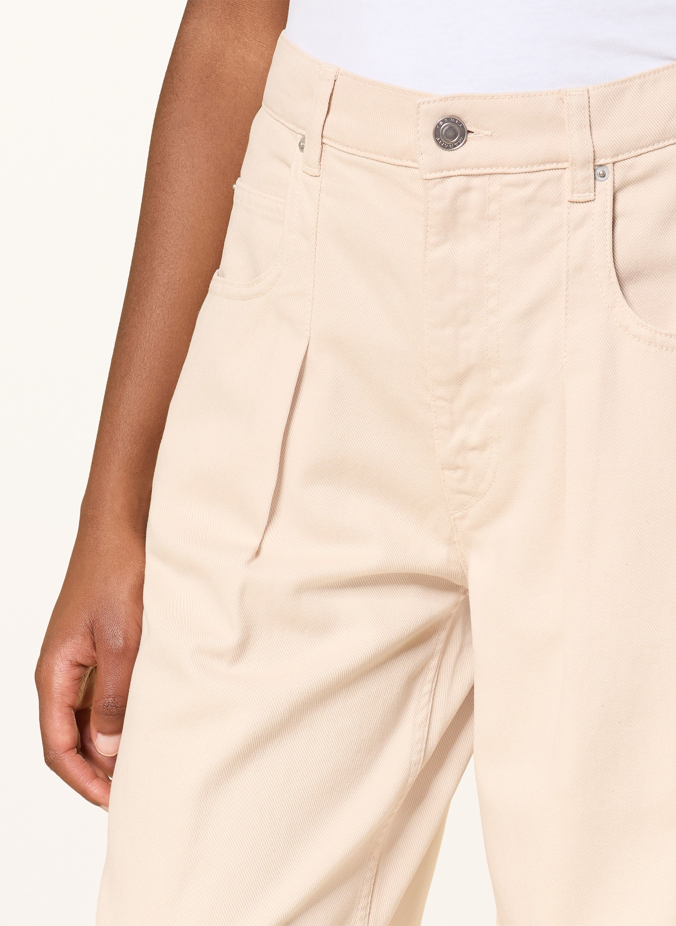 MARANT ÉTOILE Straight jeans RODAYNA: 23EC ecru