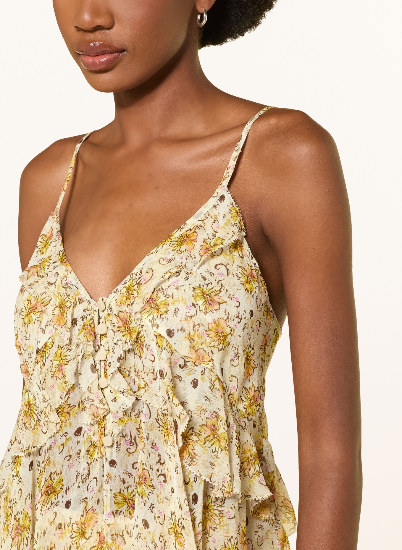 MARANT ÉTOILE Blusentop BRIARA: HELLGELB / ROSA / GELB
