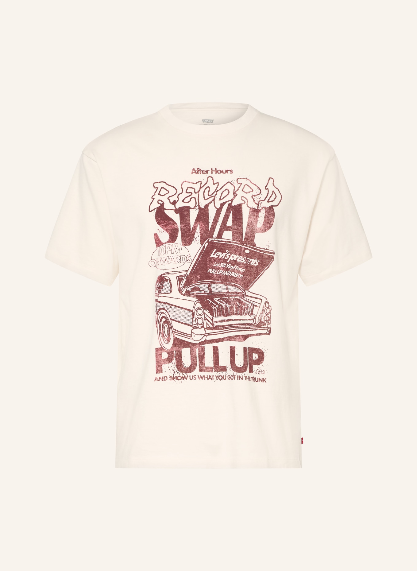 Levi's® T-shirt: VIT / BRUN