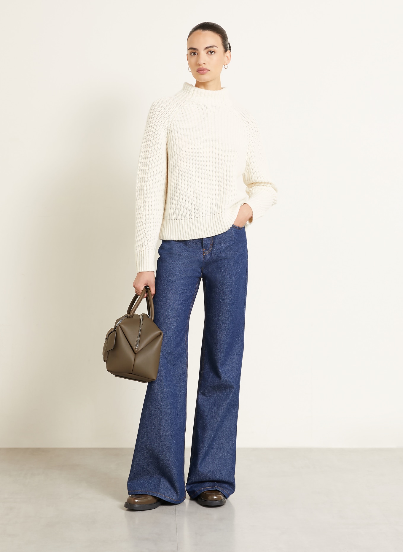 IRIS von ARNIM Cashmere-Pullover BARDELIA: ECRU