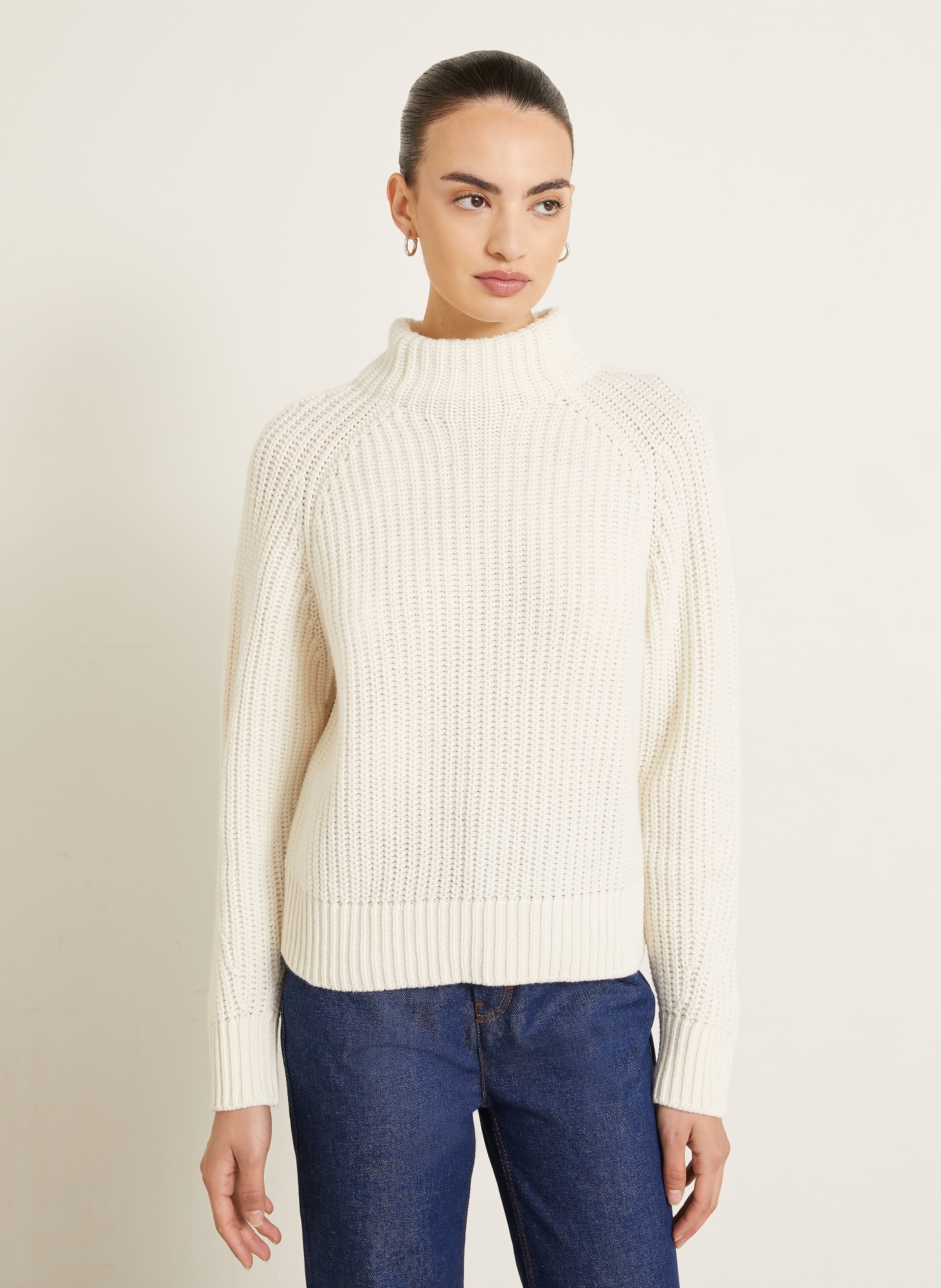 IRIS von ARNIM Cashmere-Pullover BARDELIA: ECRU