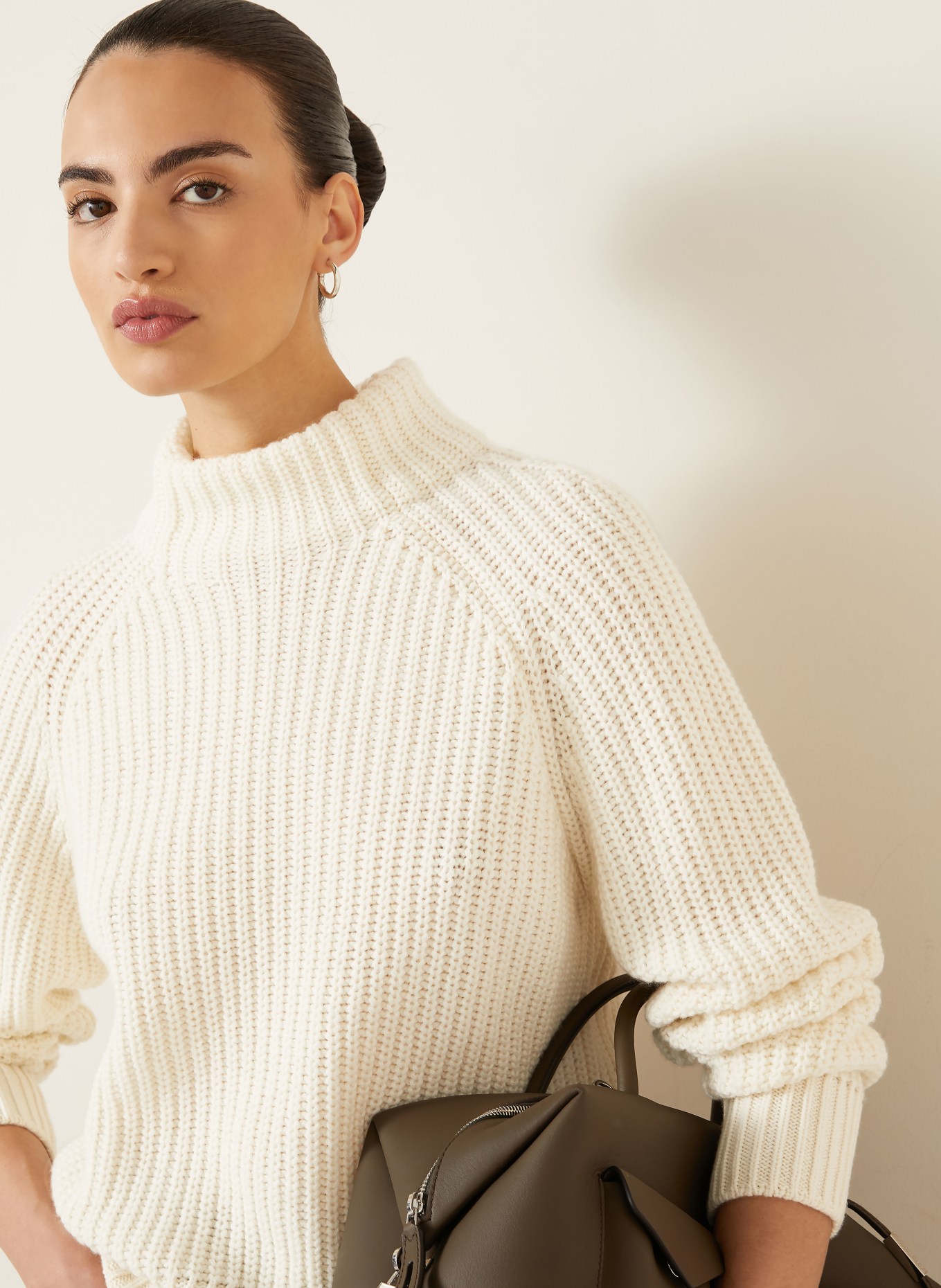 IRIS von ARNIM Cashmere-Pullover BARDELIA: ECRU