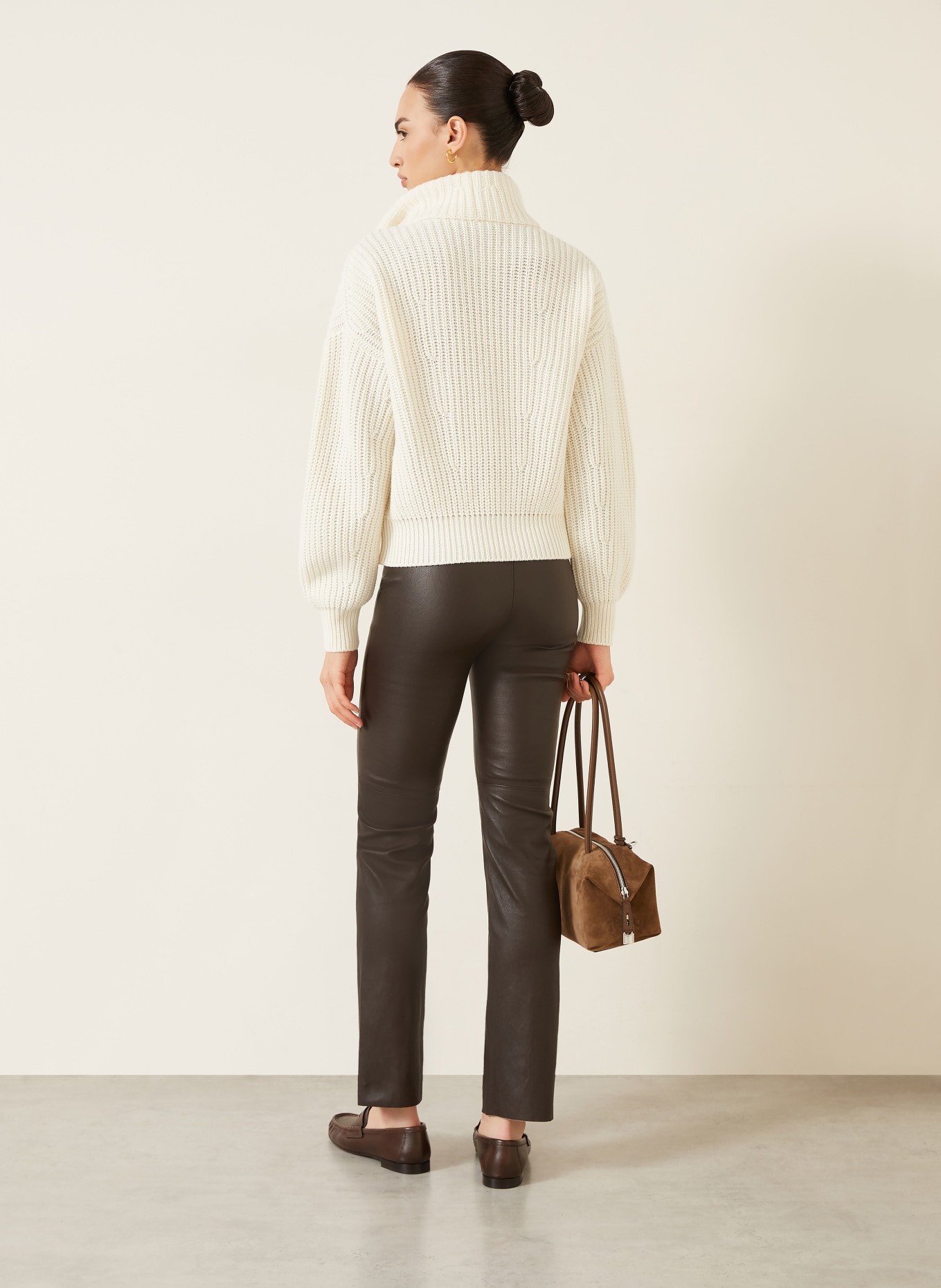IRIS von ARNIM Strickjacke BRUNETTA aus Cashmere: ECRU