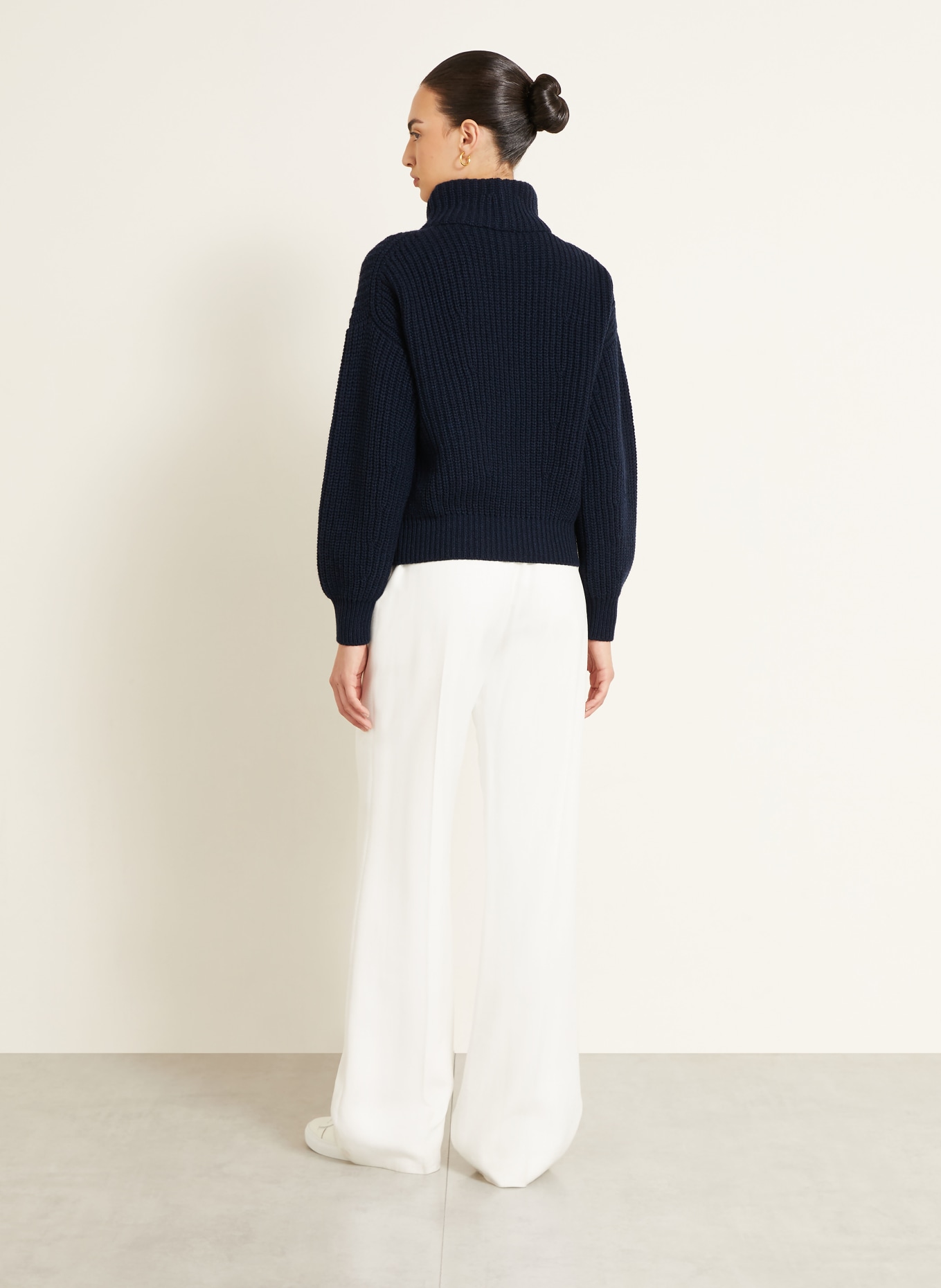 IRIS von ARNIM Strickjacke BRUNETTA aus Cashmere: DUNKELBLAU