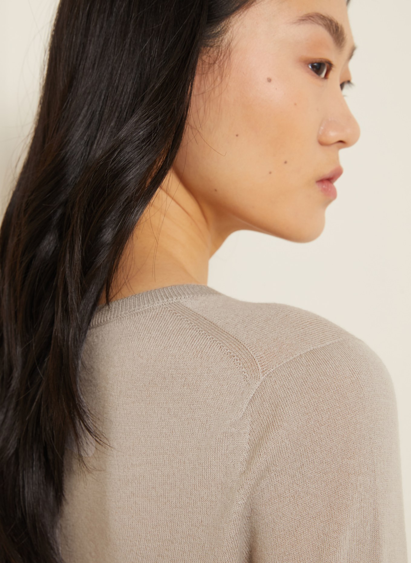 IRIS von ARNIM Cashmere-Pullover LAUREEN: HELLGRAU