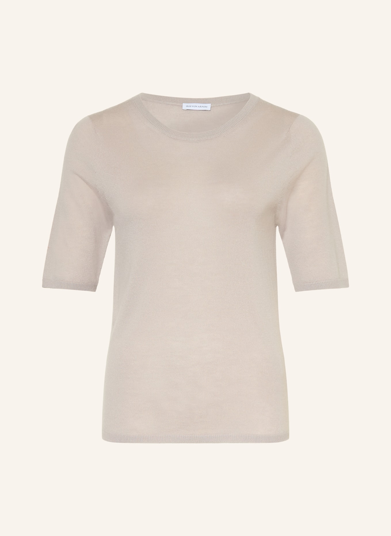 IRIS von ARNIM Strickshirt aus Cashmere: BEIGE