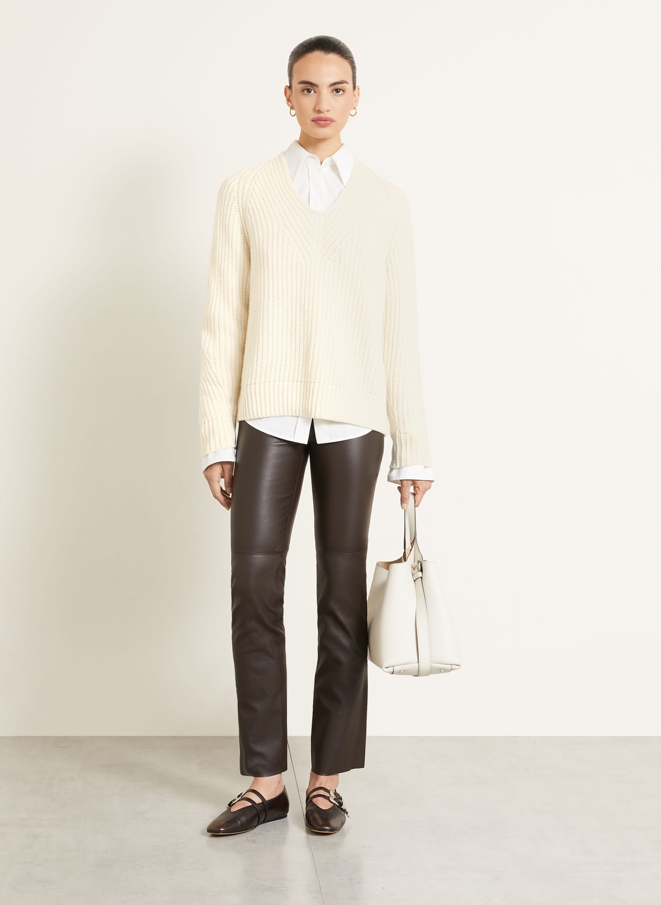 IRIS von ARNIM Cashmere-Pullover BELLADORIA: ECRU