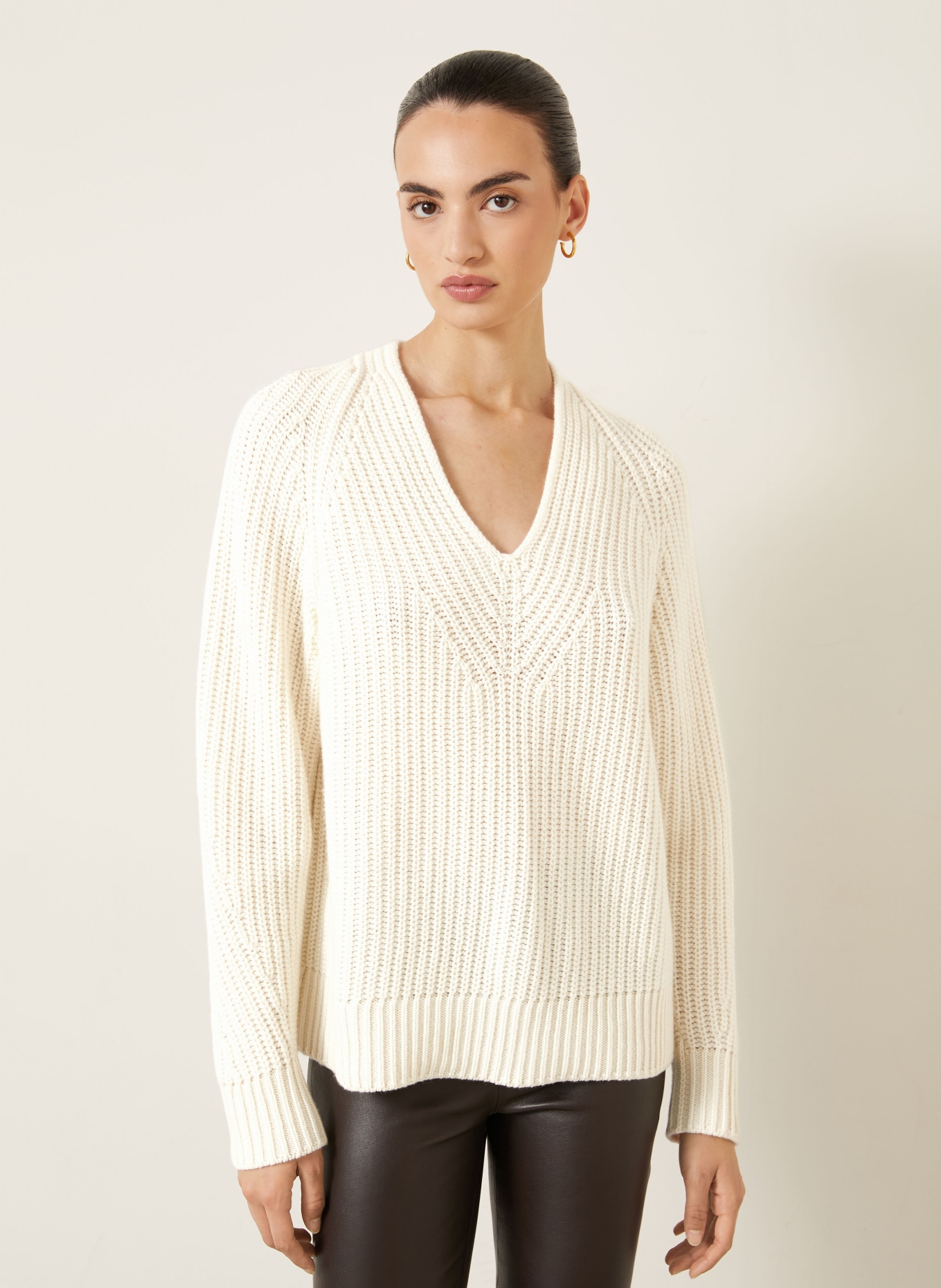 IRIS von ARNIM Cashmere-Pullover BELLADORIA: ECRU
