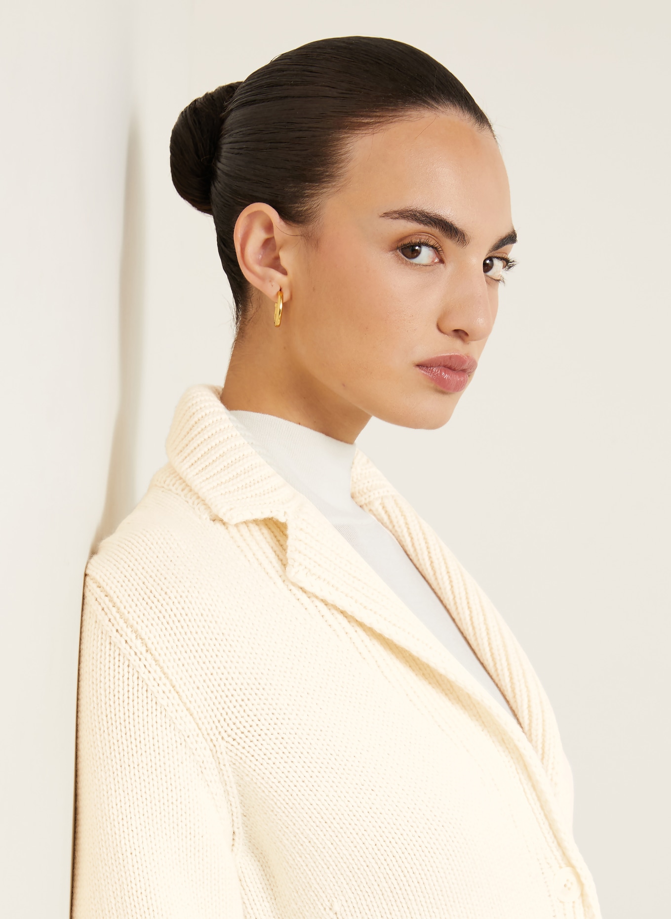 IRIS von ARNIM Strickjacke BELARITA aus Cashmere: ECRU