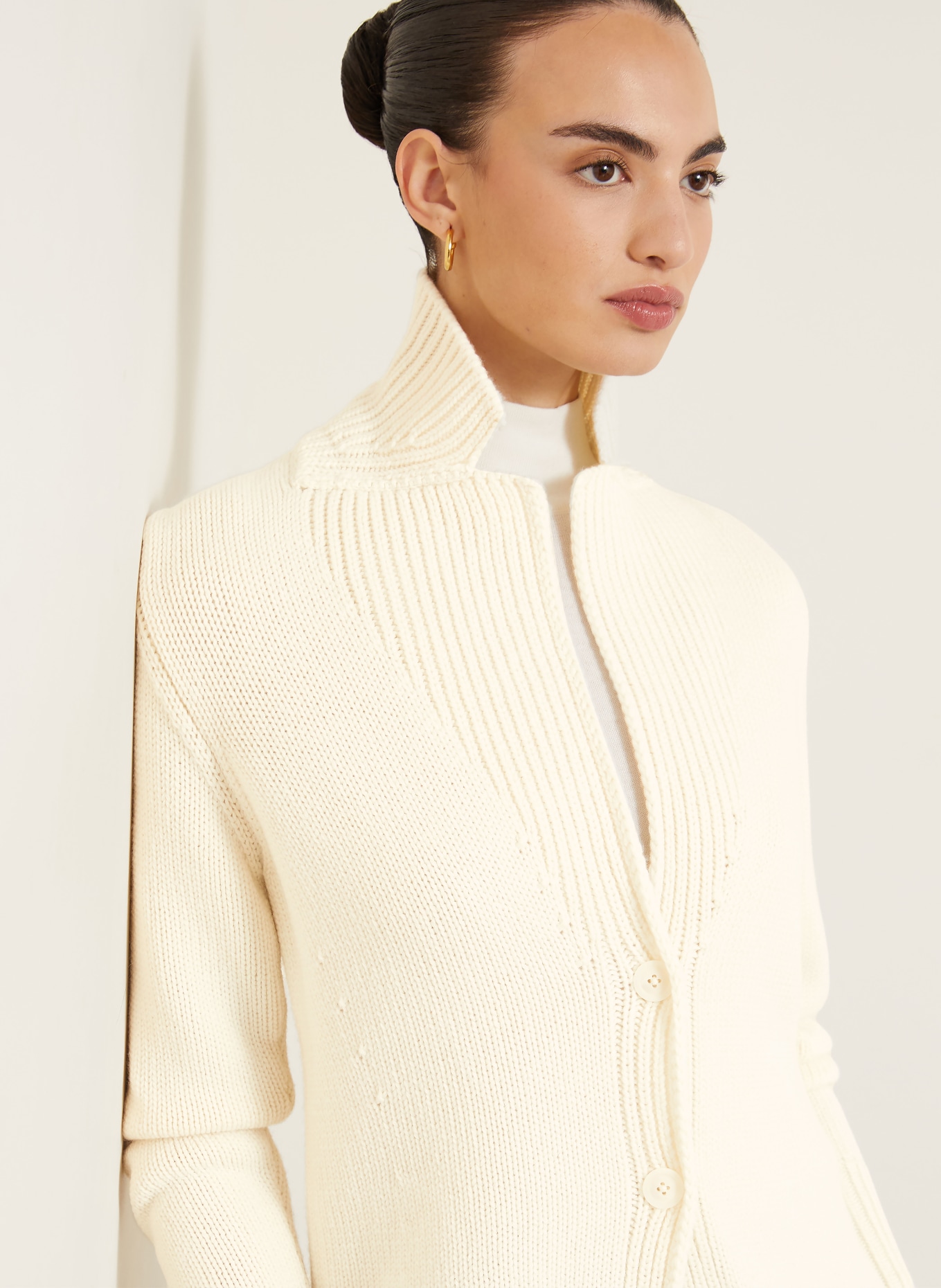 IRIS von ARNIM Strickjacke BELARITA aus Cashmere: ECRU
