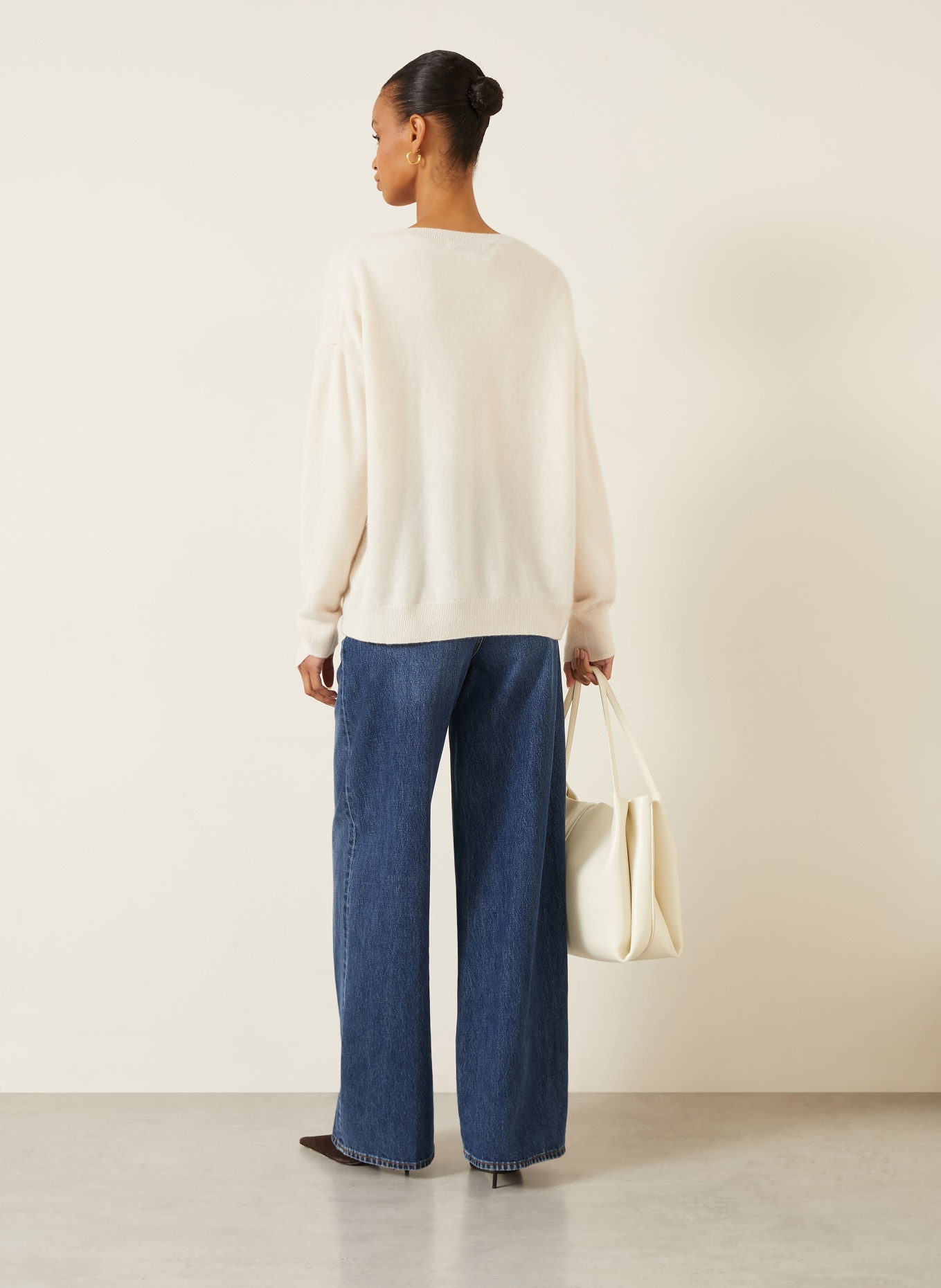 IRIS von ARNIM Pullover NAELDA mit Cashmere: ECRU
