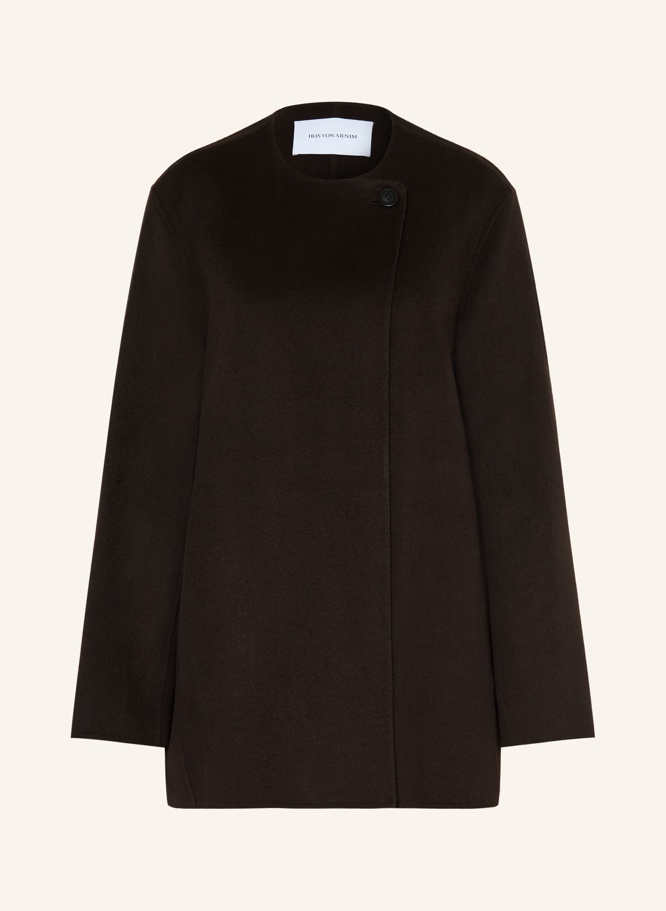 IRIS von ARNIM Mantel DELISA mit Cashmere: DUNKELBRAUN
