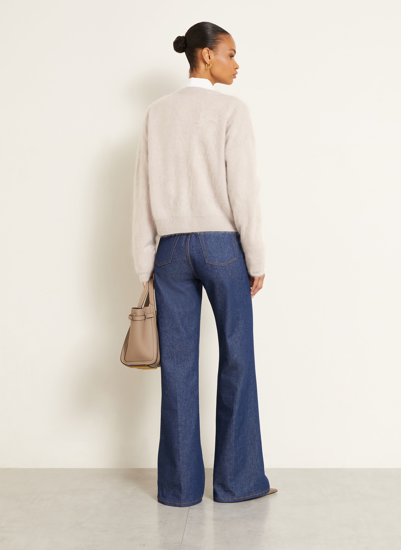 IRIS von ARNIM Strickjacke MINA aus Cashmere: BEIGE