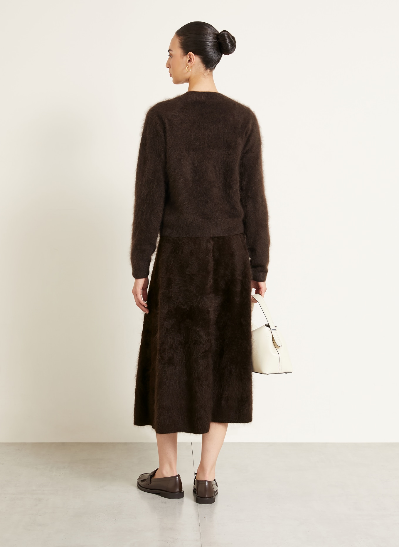 IRIS von ARNIM Strickjacke MINA aus Cashmere: DUNKELBRAUN