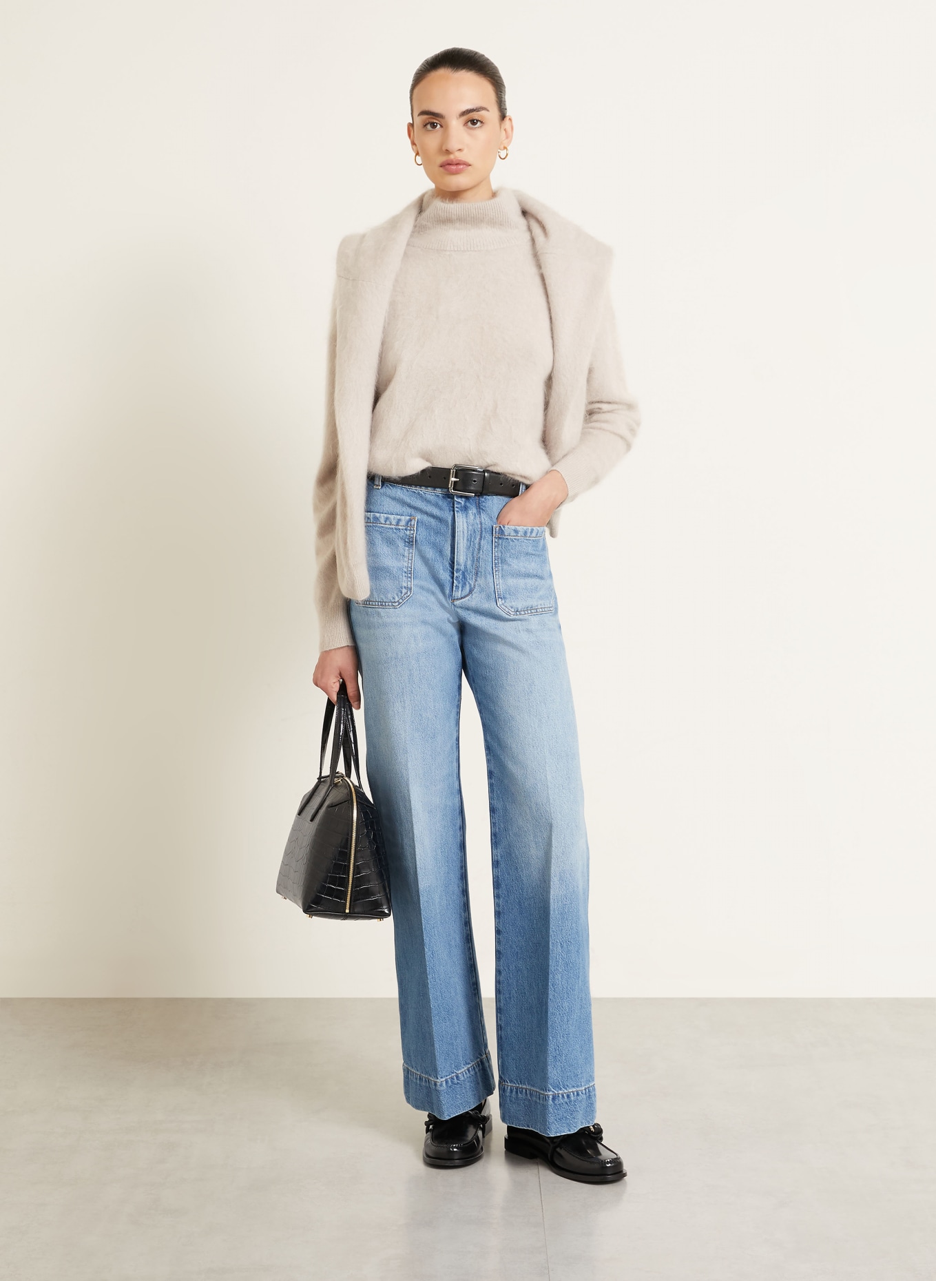 IRIS von ARNIM Cashmere-Pullover EMBLA: BEIGE