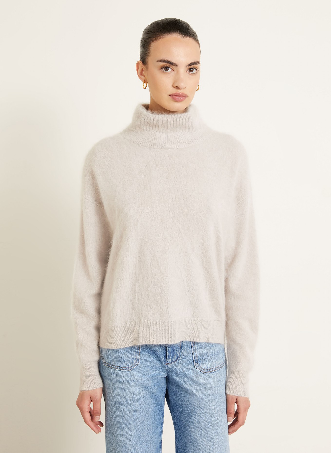 IRIS von ARNIM Cashmere-Pullover EMBLA: BEIGE