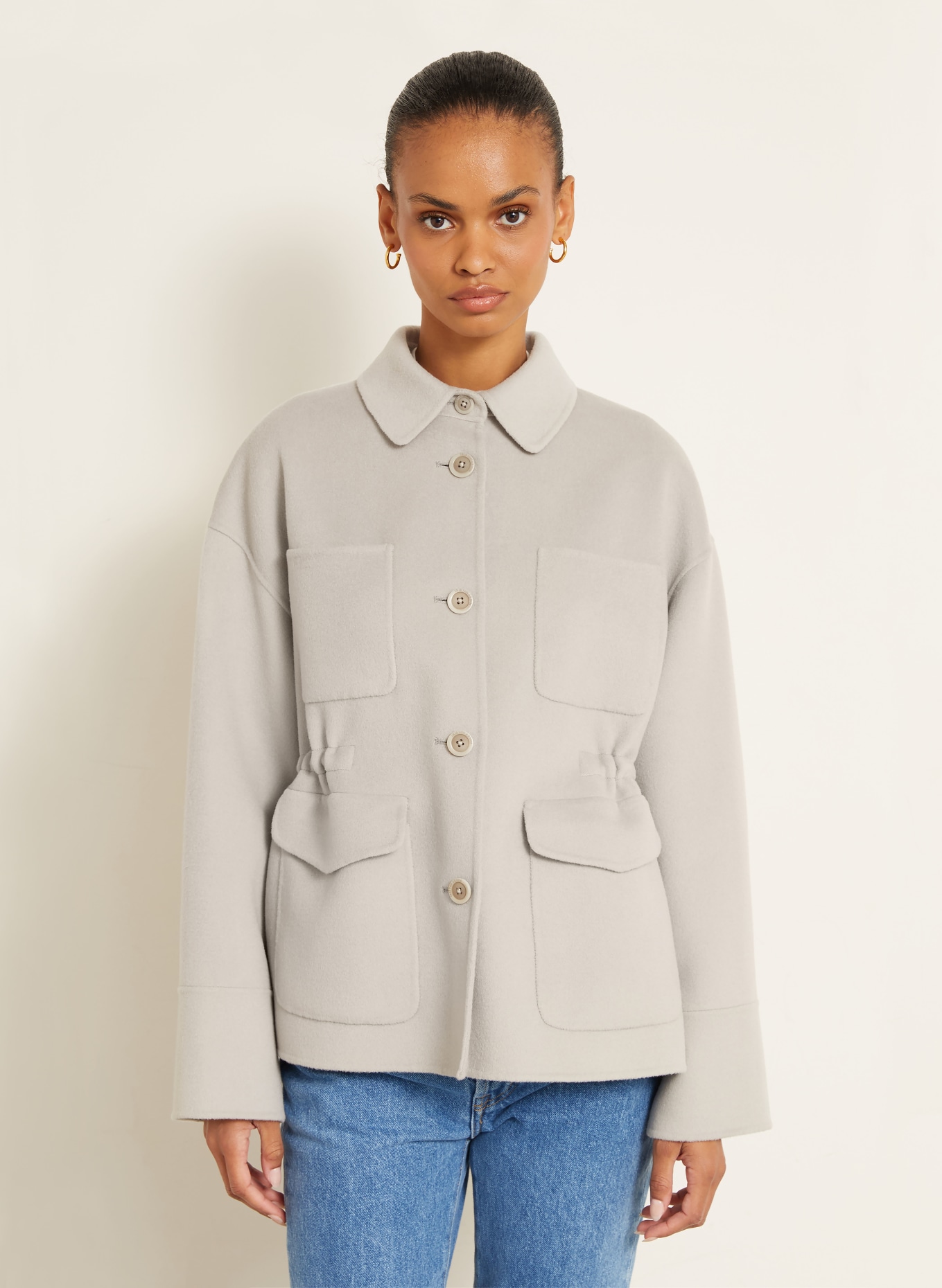 IRIS von ARNIM Jacke DANESSA mit Cashmere: BEIGE