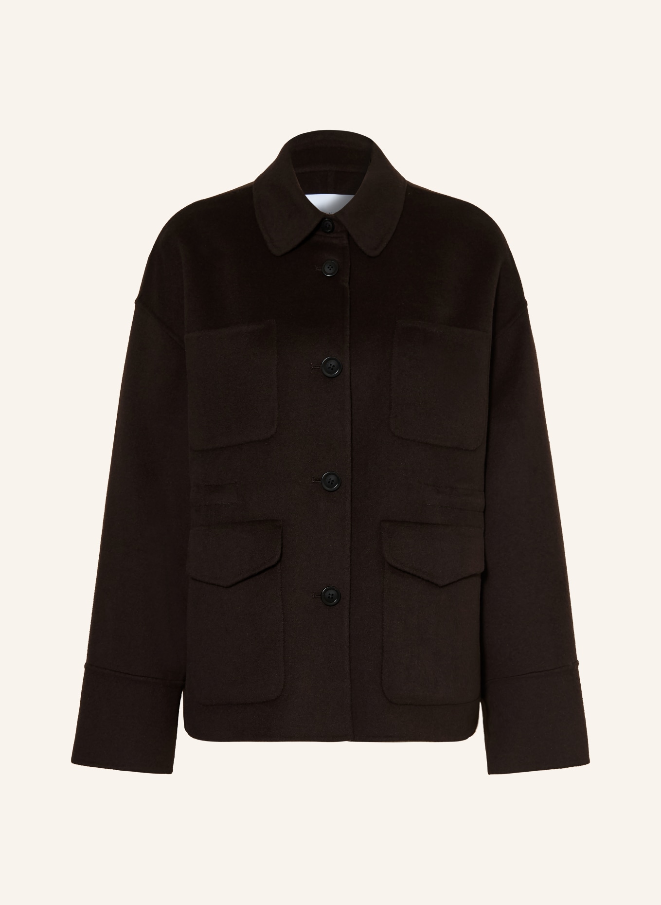 IRIS von ARNIM DANESSA jacket with cashmere: BLACK