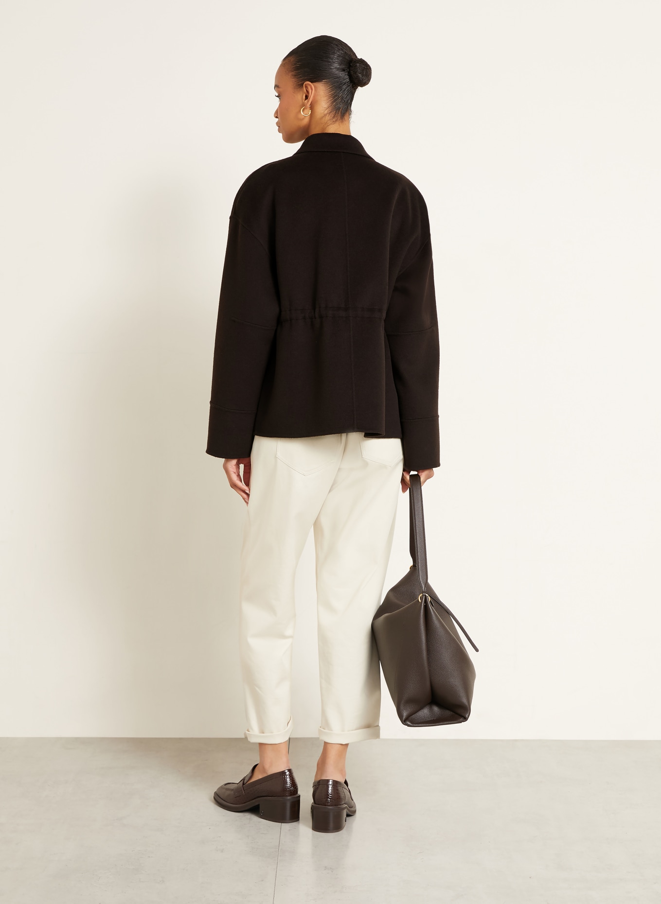 IRIS von ARNIM DANESSA jacket with cashmere: BLACK