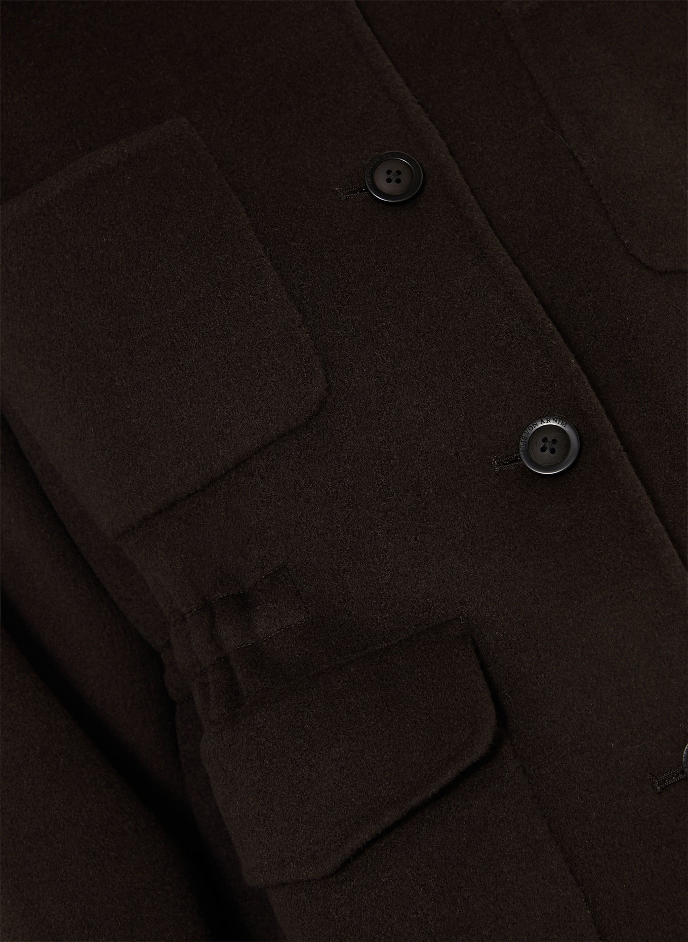 IRIS von ARNIM DANESSA jacket with cashmere: BLACK